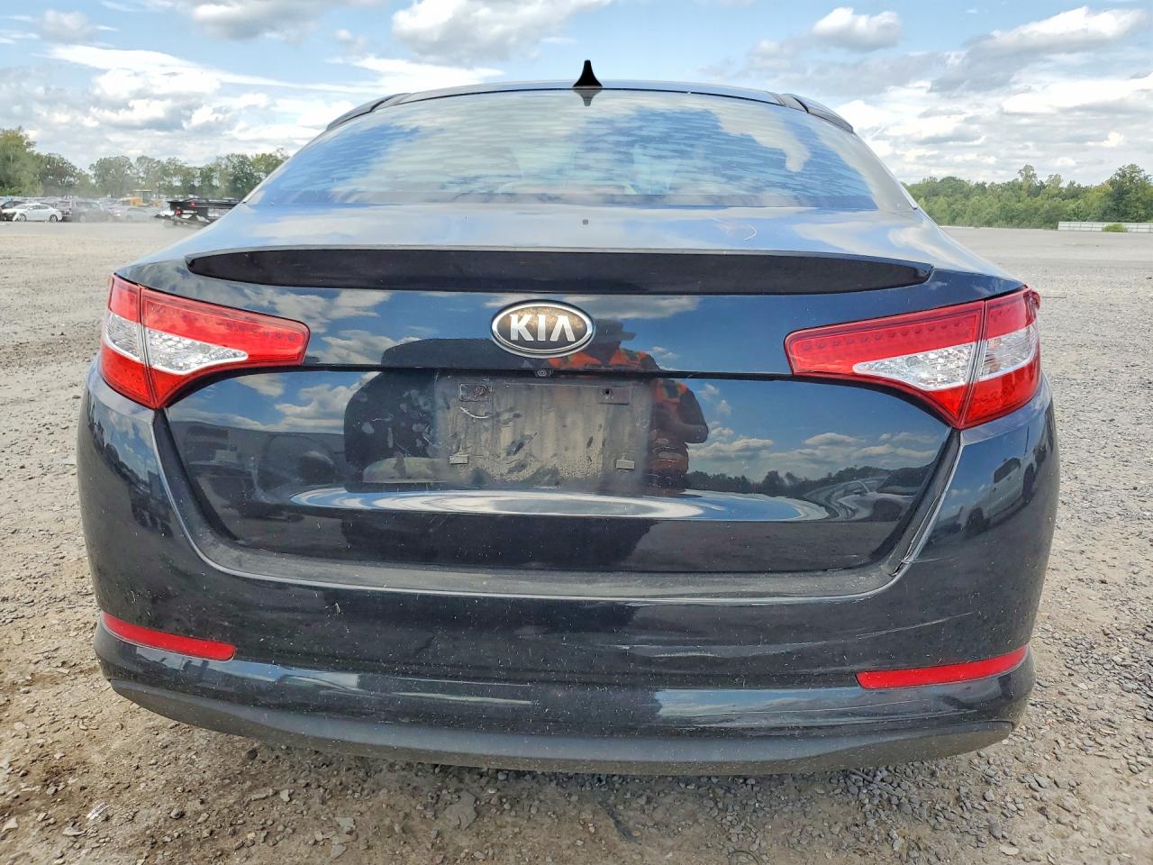 2013 Kia Optima Hybrid Black vin: KNAGM4AD4D5038221