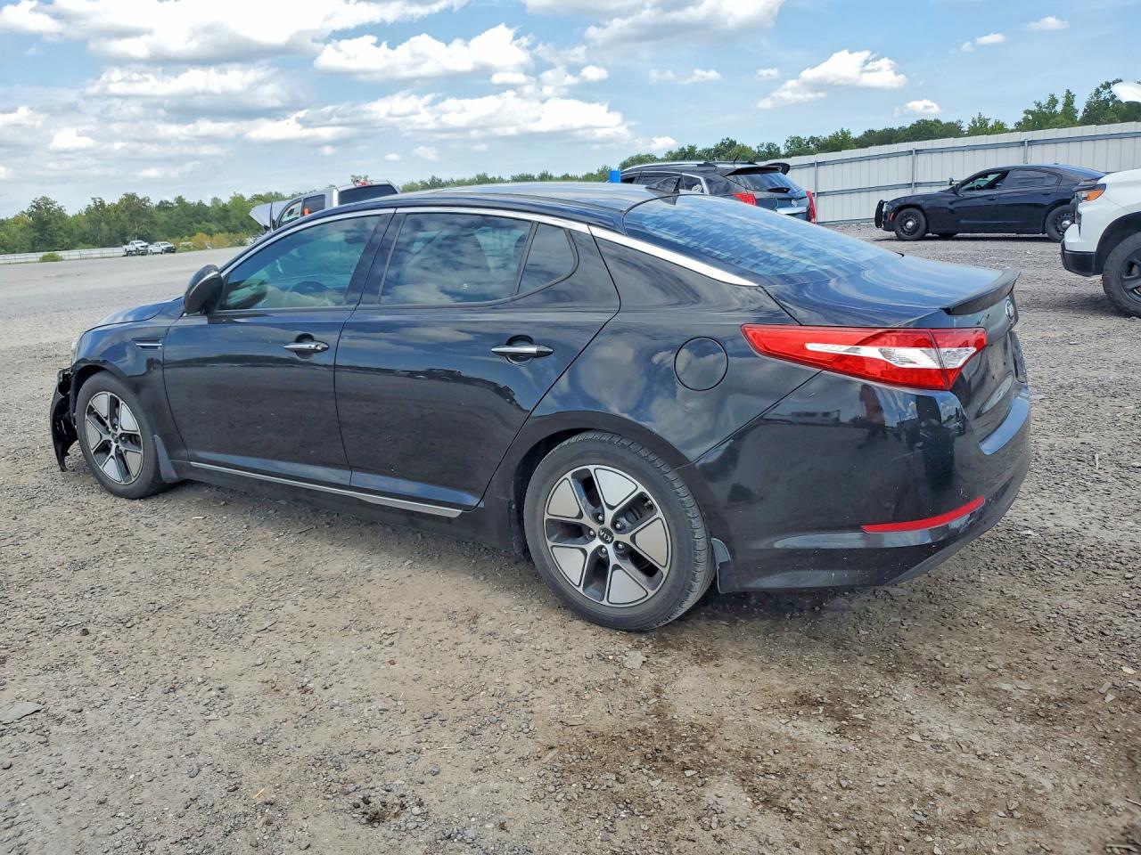 2013 Kia Optima Hybrid Black vin: KNAGM4AD4D5038221