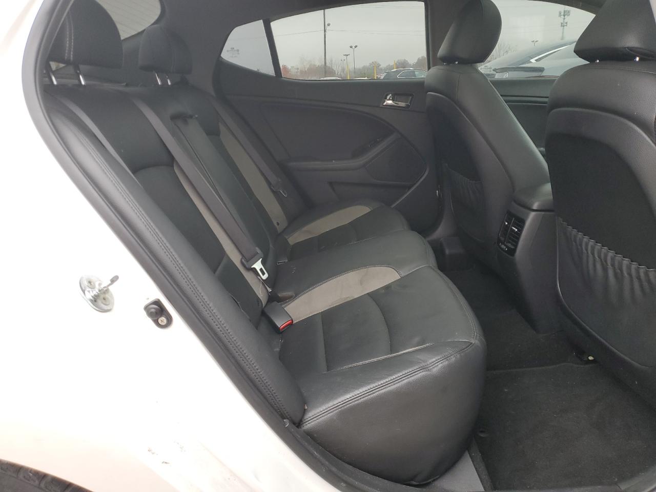 2013 Kia Optima Hybrid Ex White vin: KNAGM4AD4D5042883