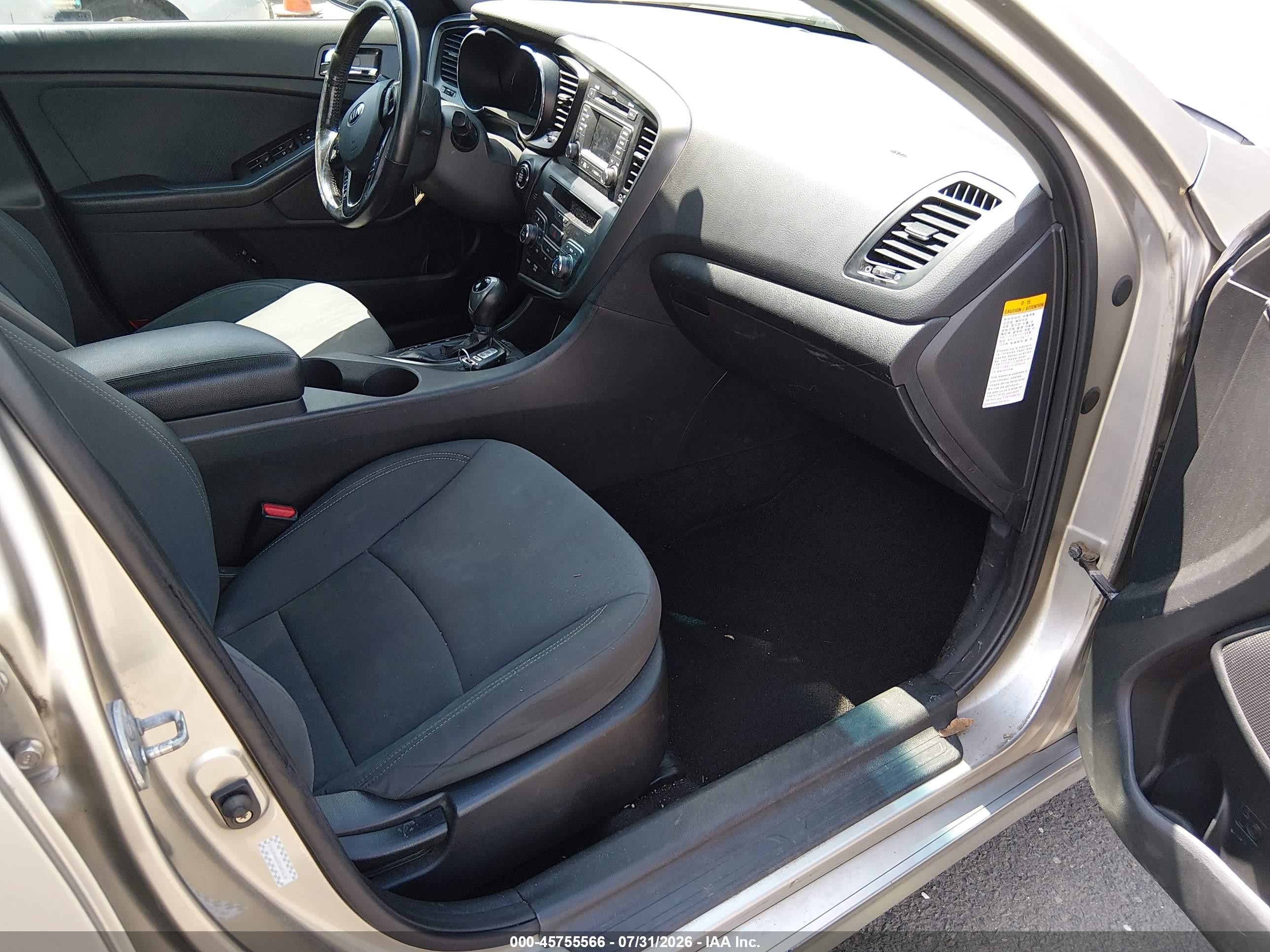 2013 Kia Optima Hybrid Lx Silver vin: KNAGM4AD4D5045038