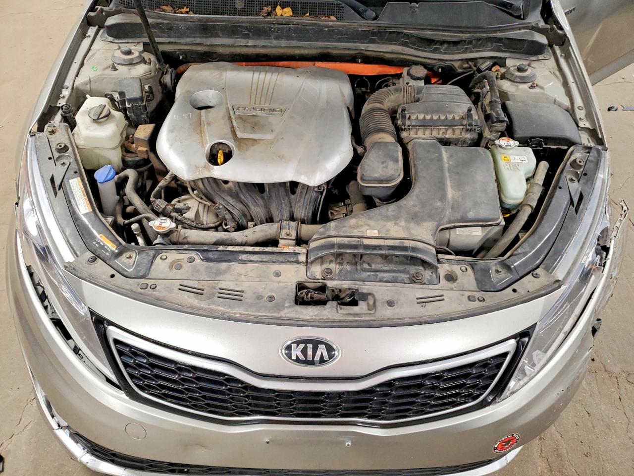 2013 Kia Optima Hybrid Gold vin: KNAGM4AD4D5054368
