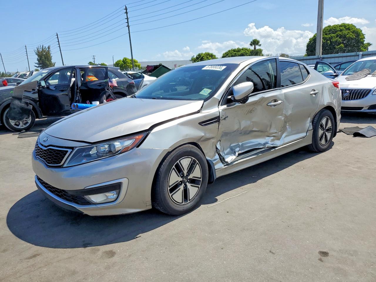 2013 Kia Optima Серебряный vin: KNAGM4AD4D5061840