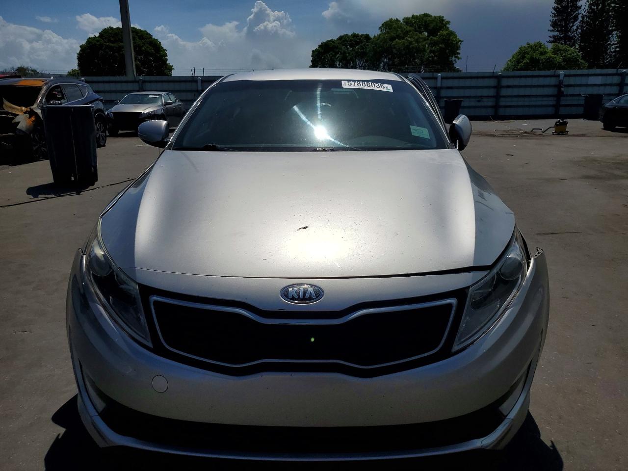 2013 Kia Optima Серебряный vin: KNAGM4AD4D5061840