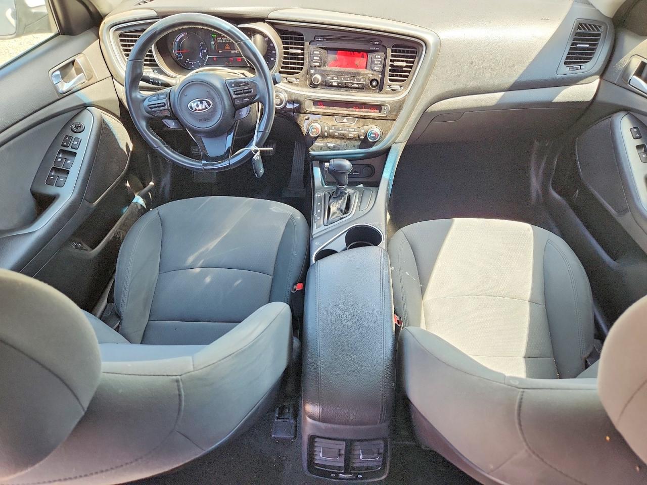 2015 Kia Optima Hybrid White vin: KNAGM4AD4F5079449