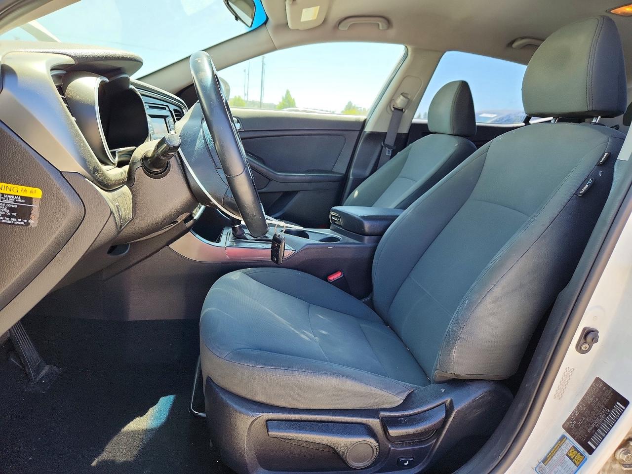 2015 Kia Optima Hybrid White vin: KNAGM4AD4F5079449