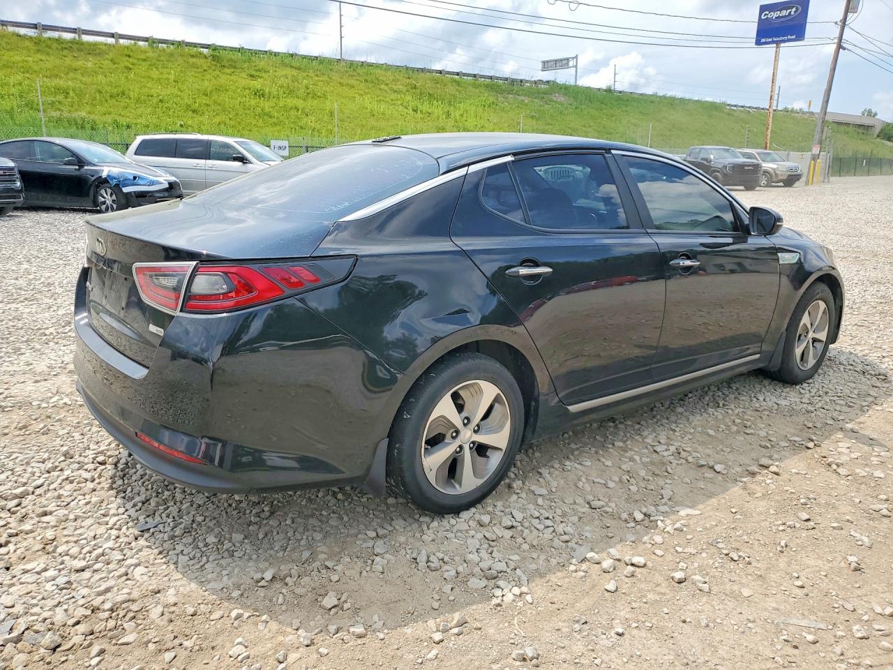 2015 Kia Optima Hybrid Black vin: KNAGM4AD4F5082559