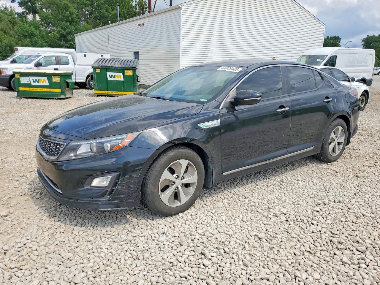 2015 Kia Optima Hybrid Black vin: KNAGM4AD4F5082559