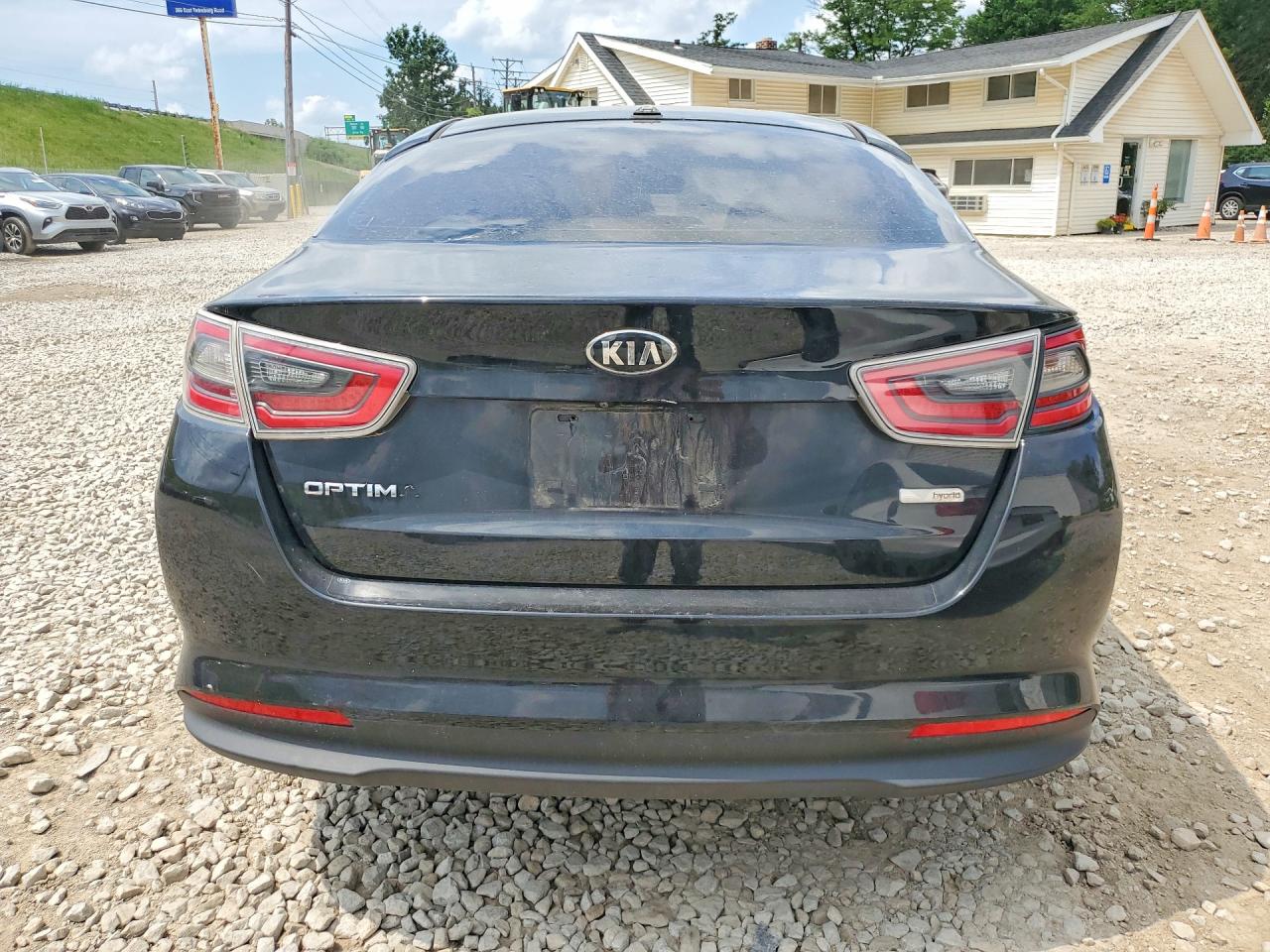 2015 Kia Optima Hybrid Black vin: KNAGM4AD4F5082559