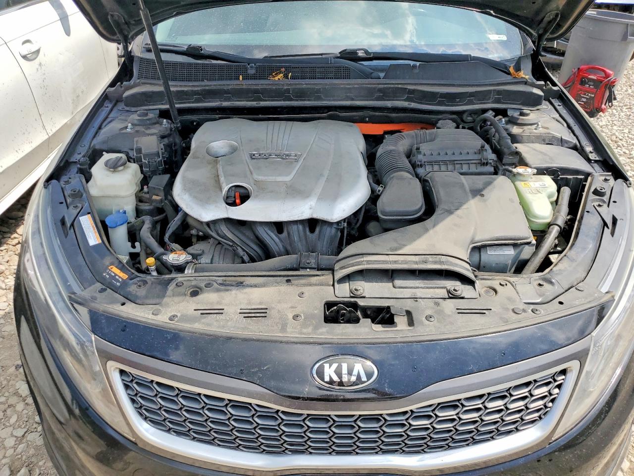 2015 Kia Optima Hybrid Black vin: KNAGM4AD4F5082559