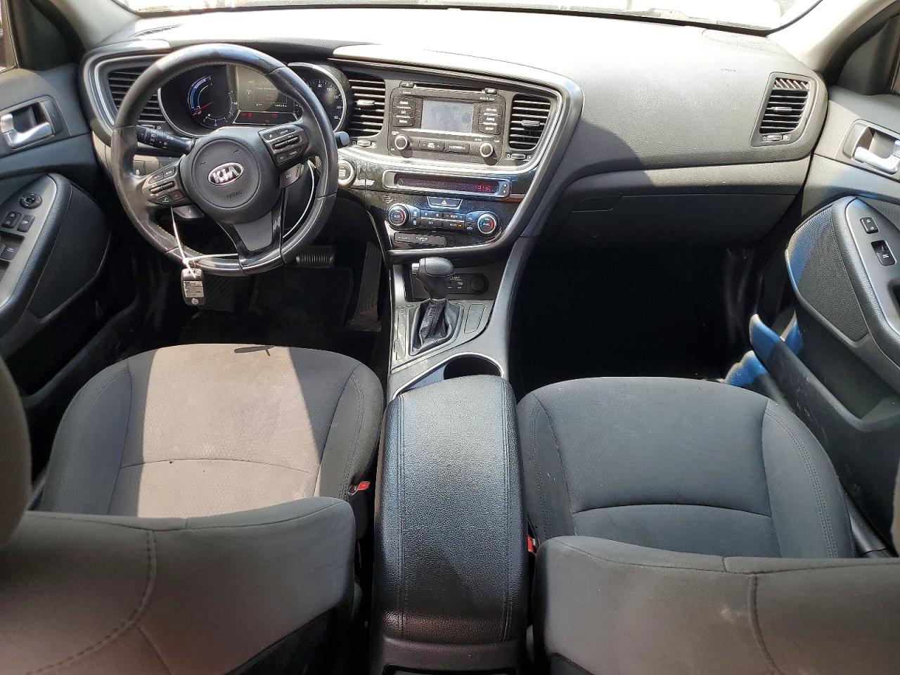2015 Kia Optima Hybrid Black vin: KNAGM4AD4F5082559