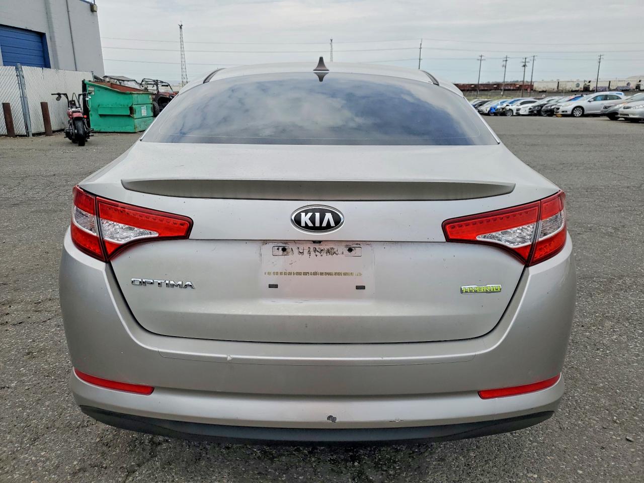 2012 Kia Optima Hybrid Tan vin: KNAGM4AD5C5020731