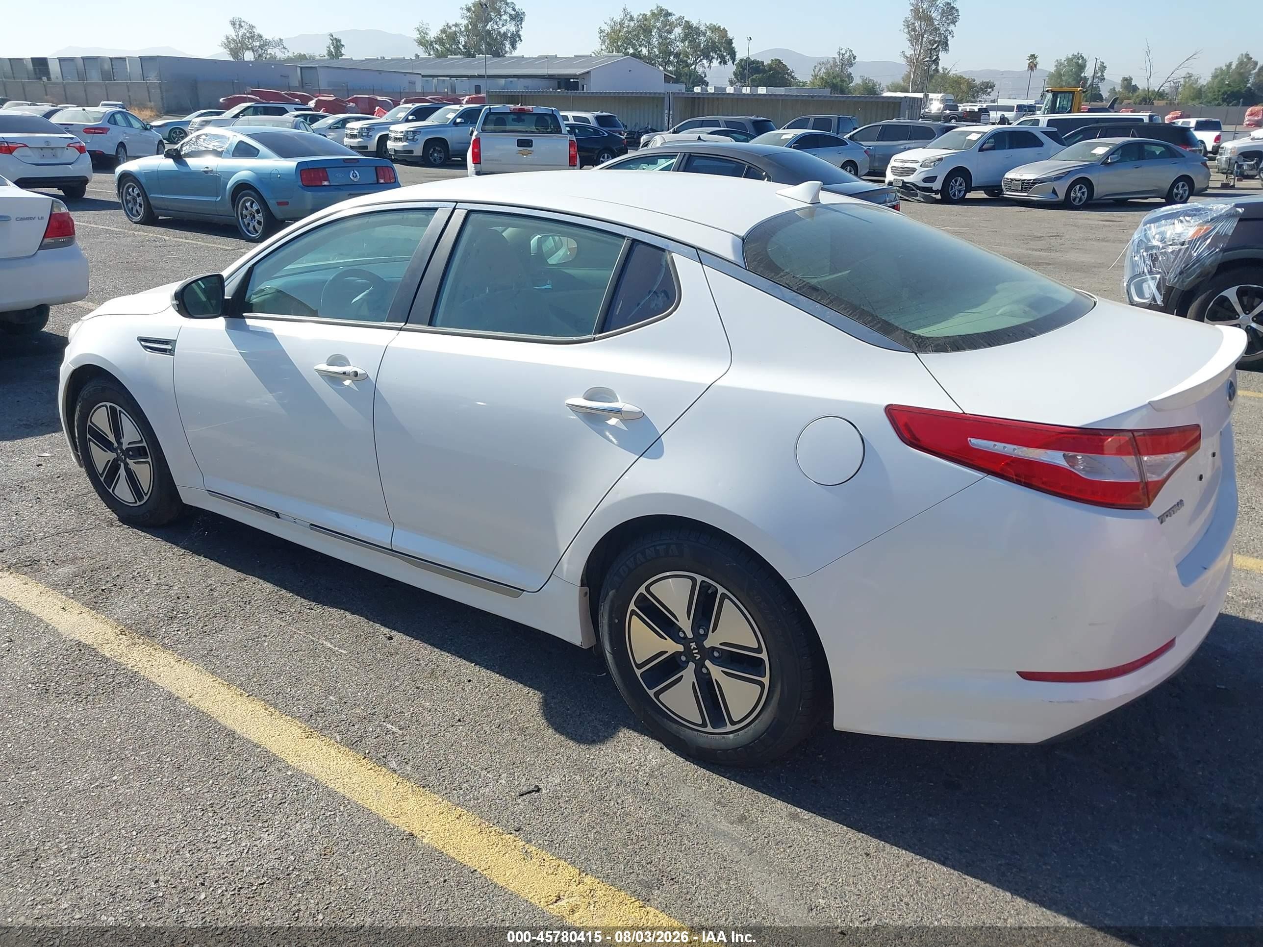 2012 Kia Optima Hybrid Ex Белый vin: KNAGM4AD5C5028229