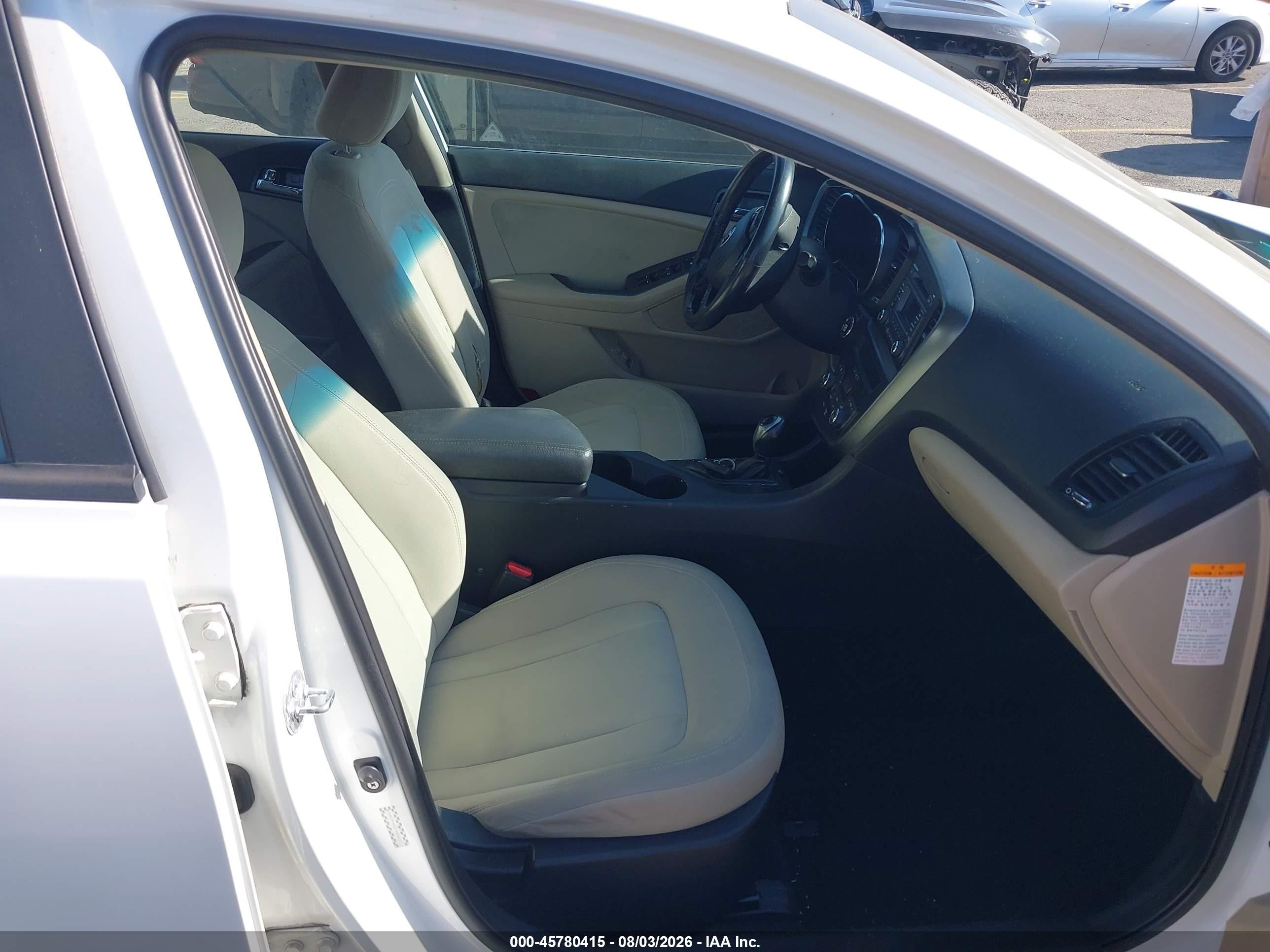 2012 Kia Optima Hybrid Ex Белый vin: KNAGM4AD5C5028229