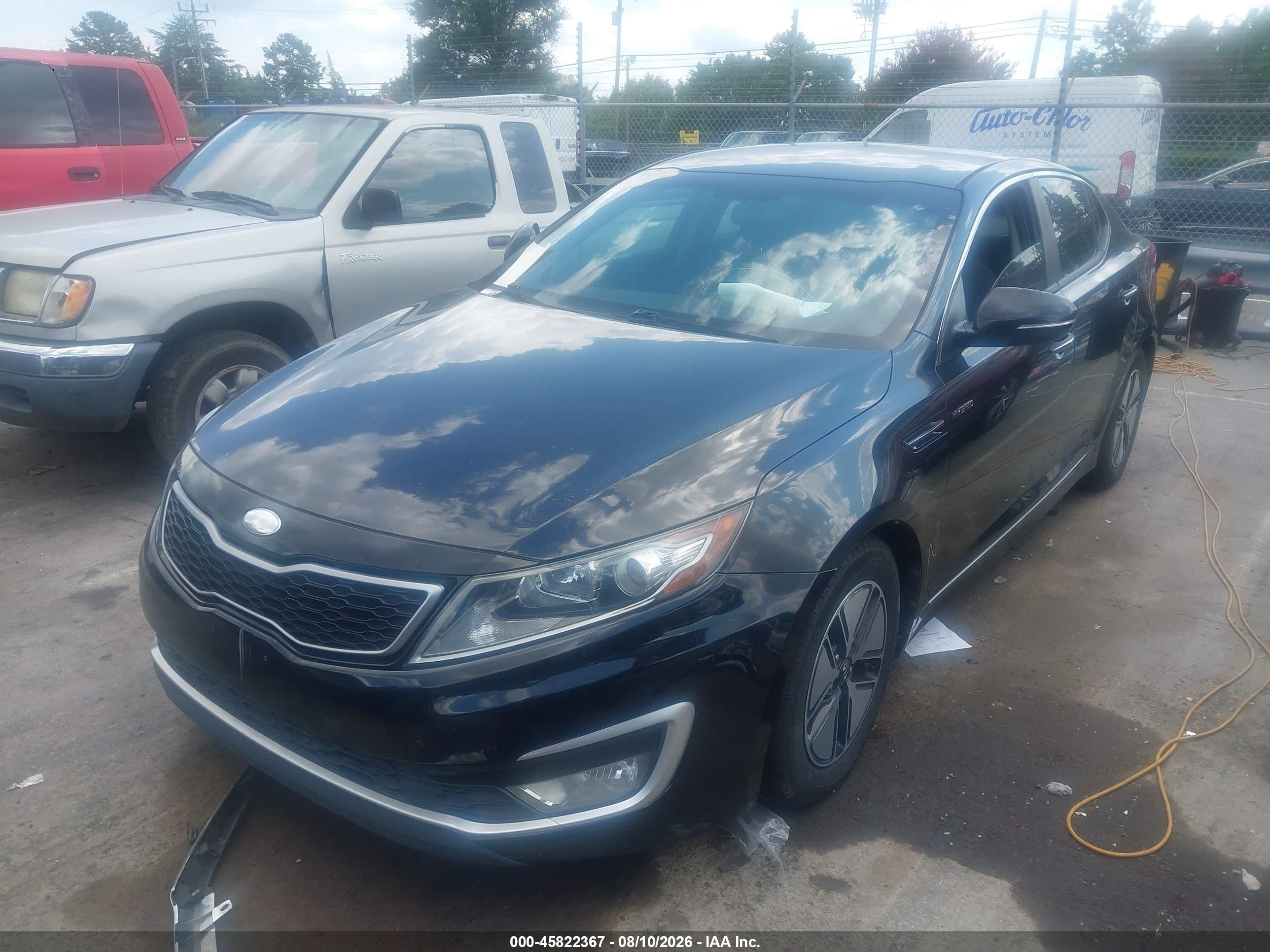 2013 Kia Optima Hybrid Lx Черный vin: KNAGM4AD5D5038549