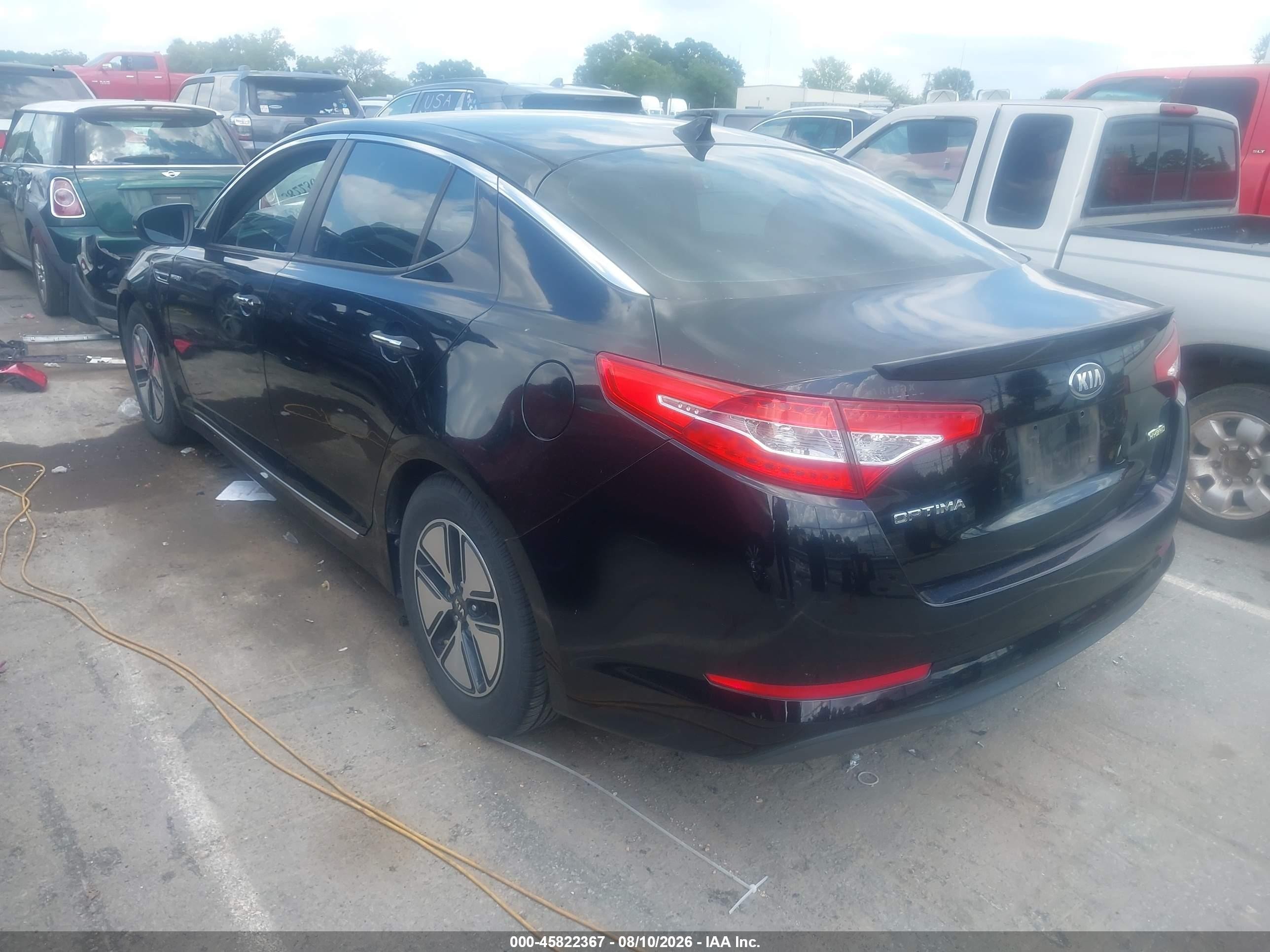 2013 Kia Optima Hybrid Lx Черный vin: KNAGM4AD5D5038549