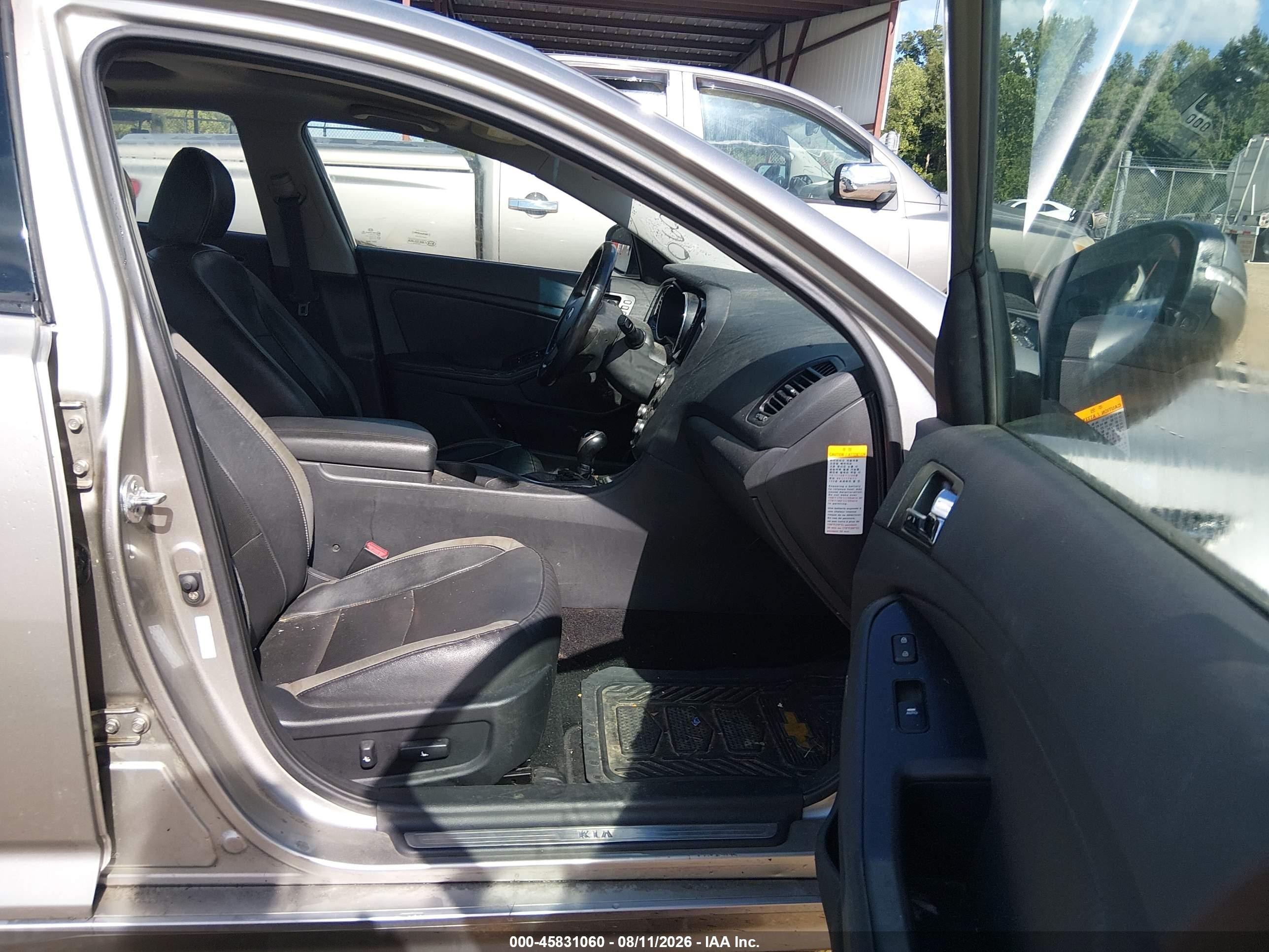 2013 Kia Optima Hybrid Ex Серебряный vin: KNAGM4AD5D5040835