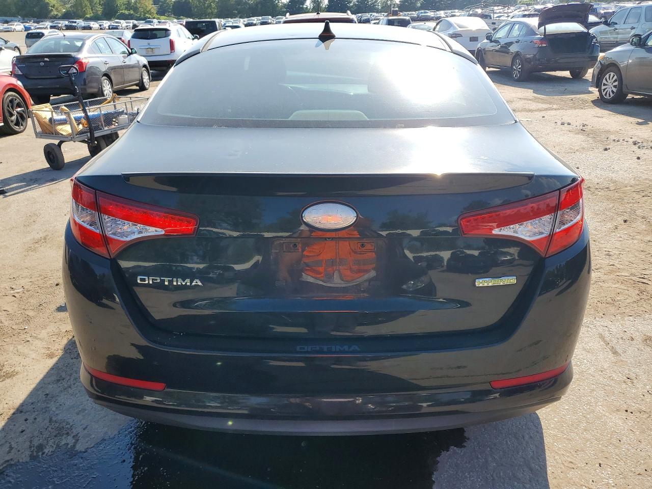 2013 Kia Optima Hybrid Black vin: KNAGM4AD5D5055674