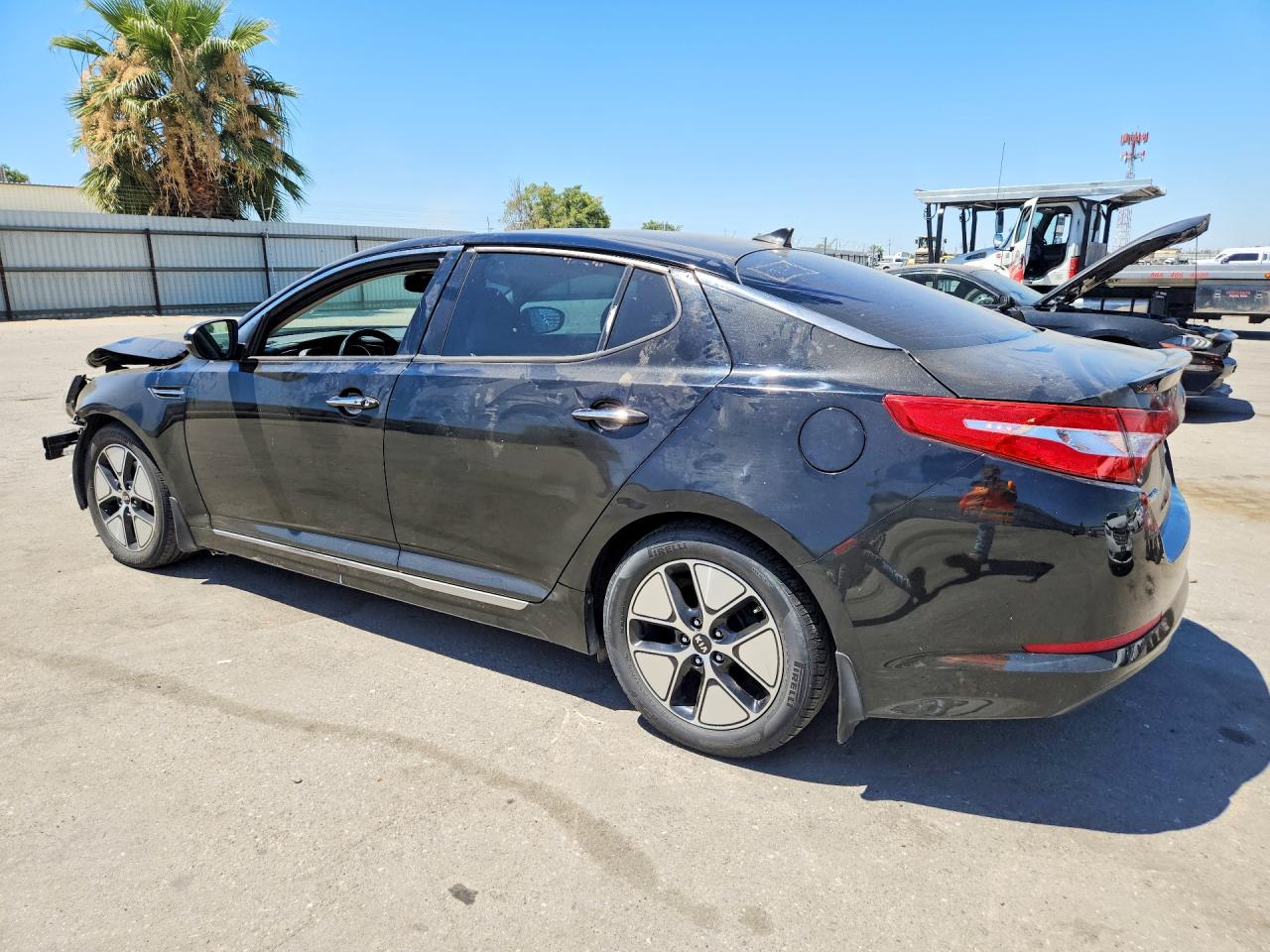 2013 Kia Optima Hybrid Black vin: KNAGM4AD5D5055951