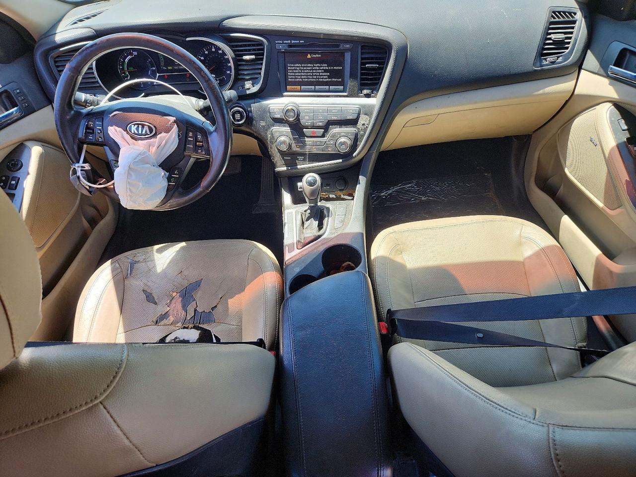 2013 Kia Optima Hybrid Black vin: KNAGM4AD5D5055951