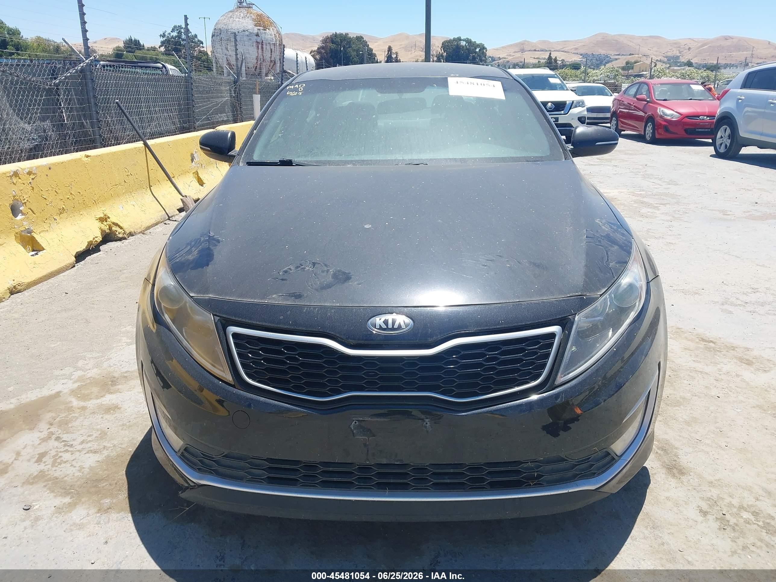 2013 Kia Optima Hybrid Lx Black vin: KNAGM4AD5D5056128