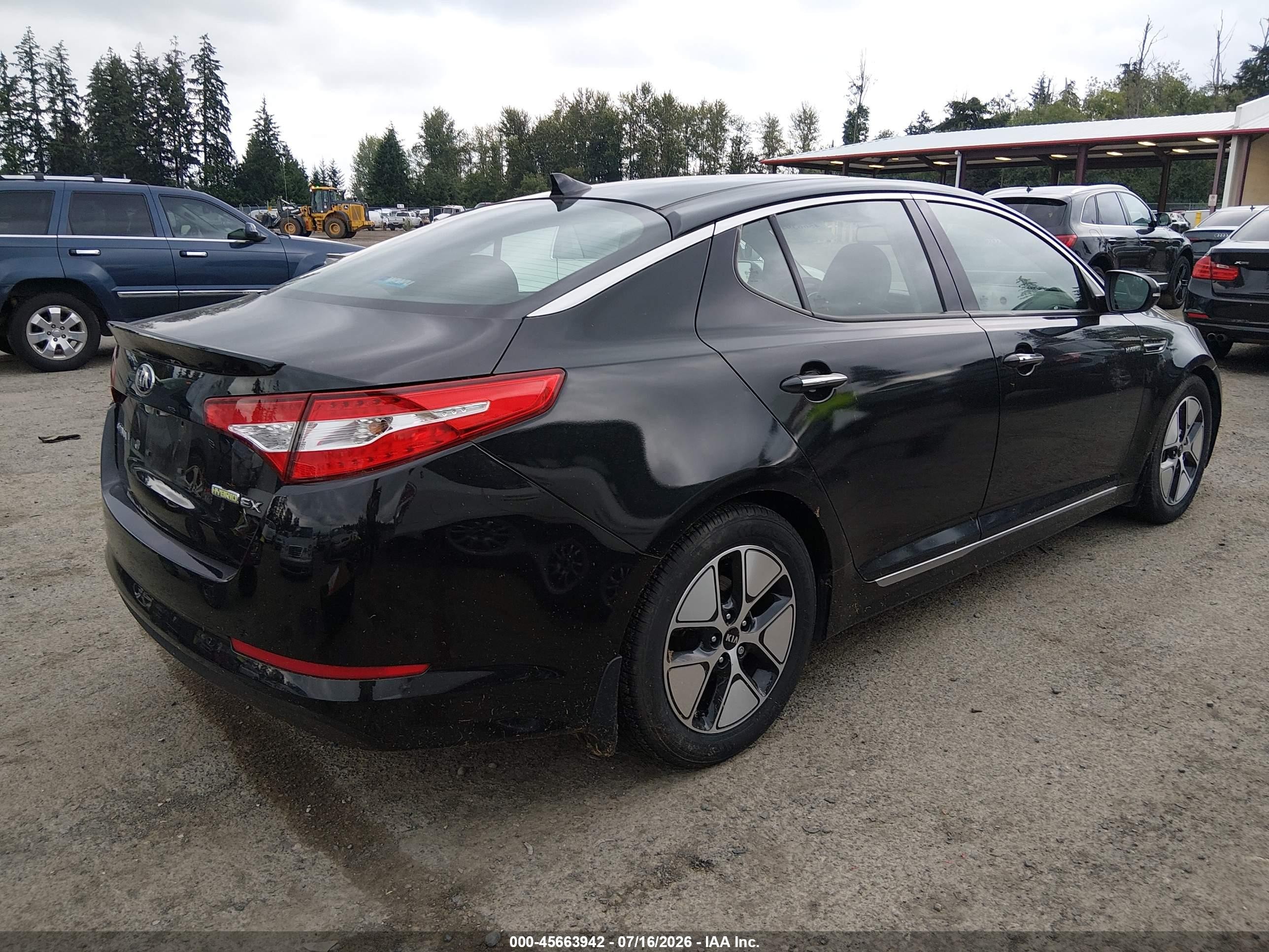 2013 Kia Optima Hybrid Ex Black vin: KNAGM4AD5D5061149