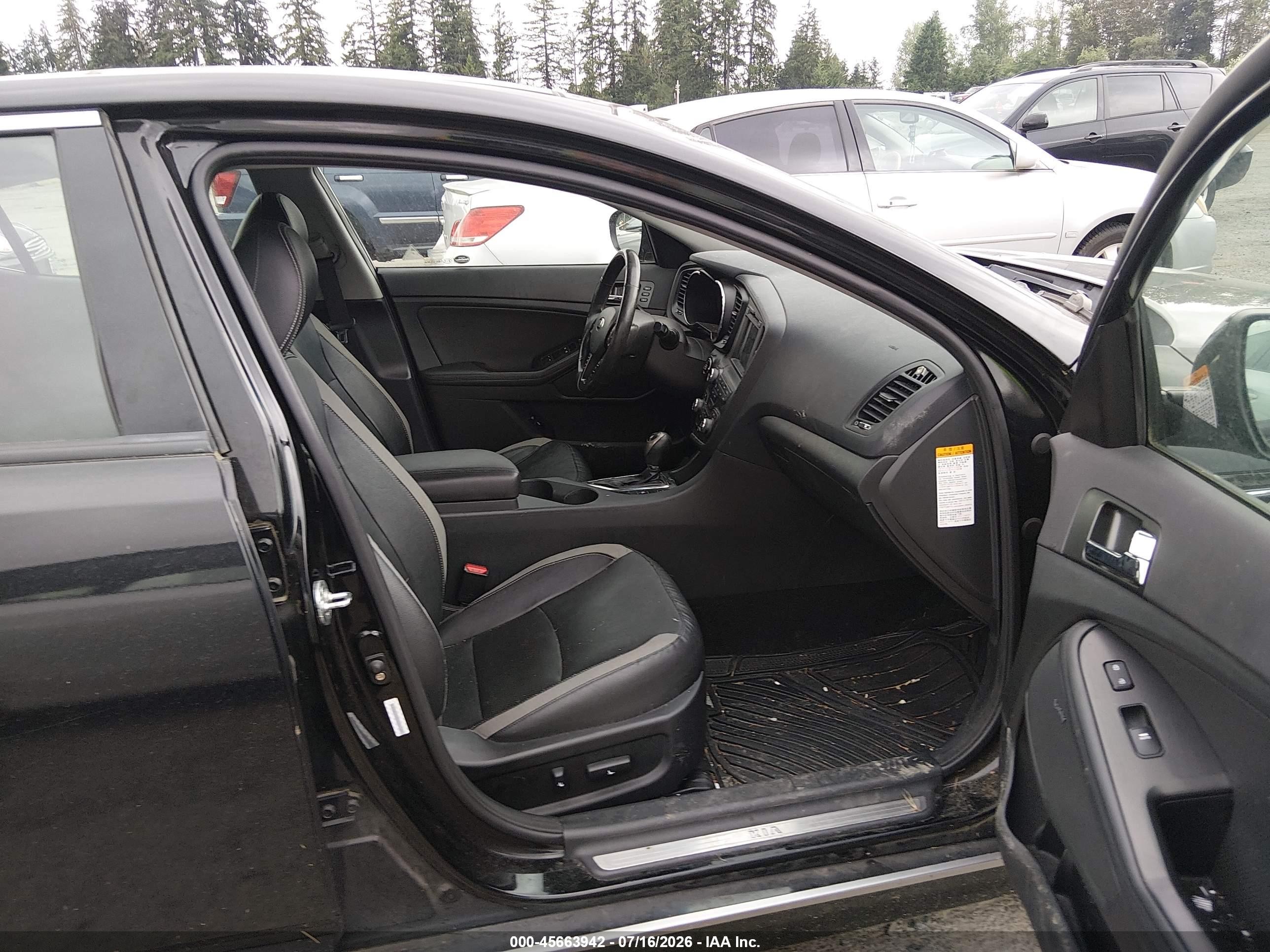 2013 Kia Optima Hybrid Ex Black vin: KNAGM4AD5D5061149