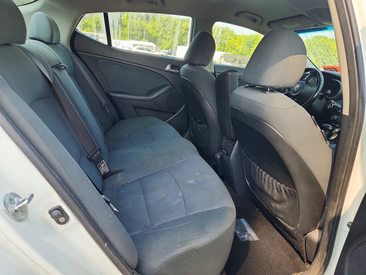 2014 Kia Optima Hybrid White vin: KNAGM4AD5E5073433