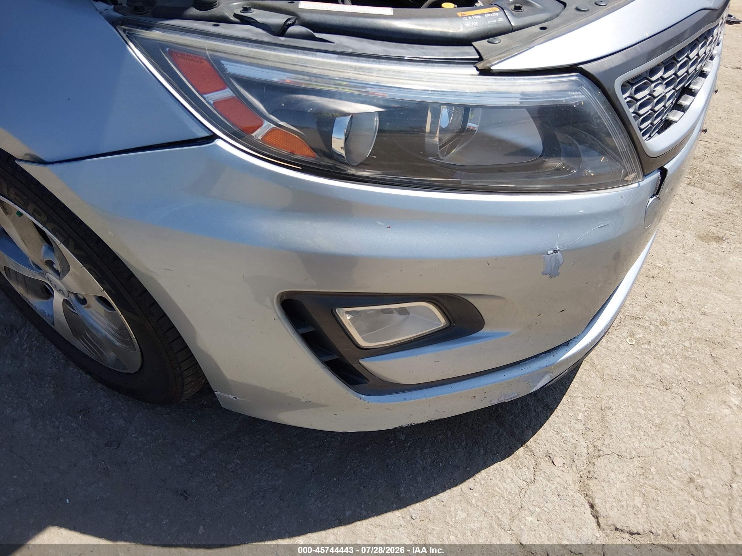 2015 Kia Optima Hybrid   Gray vin: KNAGM4AD5F5083140