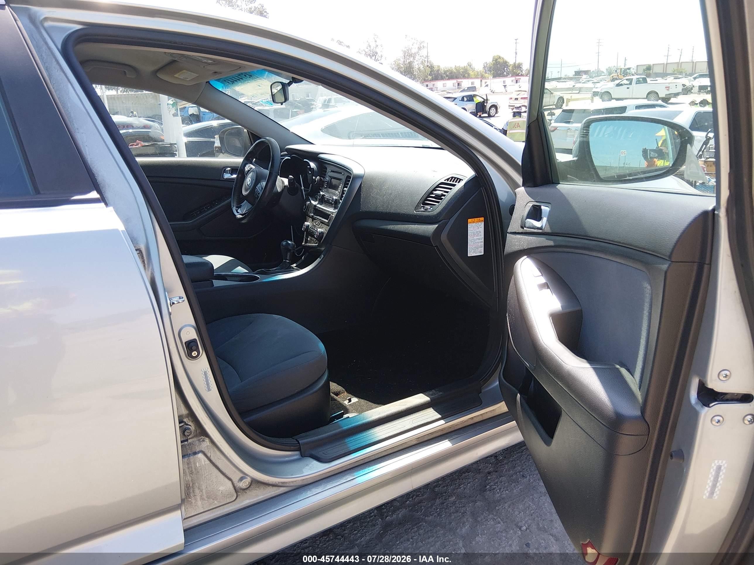 2015 Kia Optima Hybrid   Gray vin: KNAGM4AD5F5083140