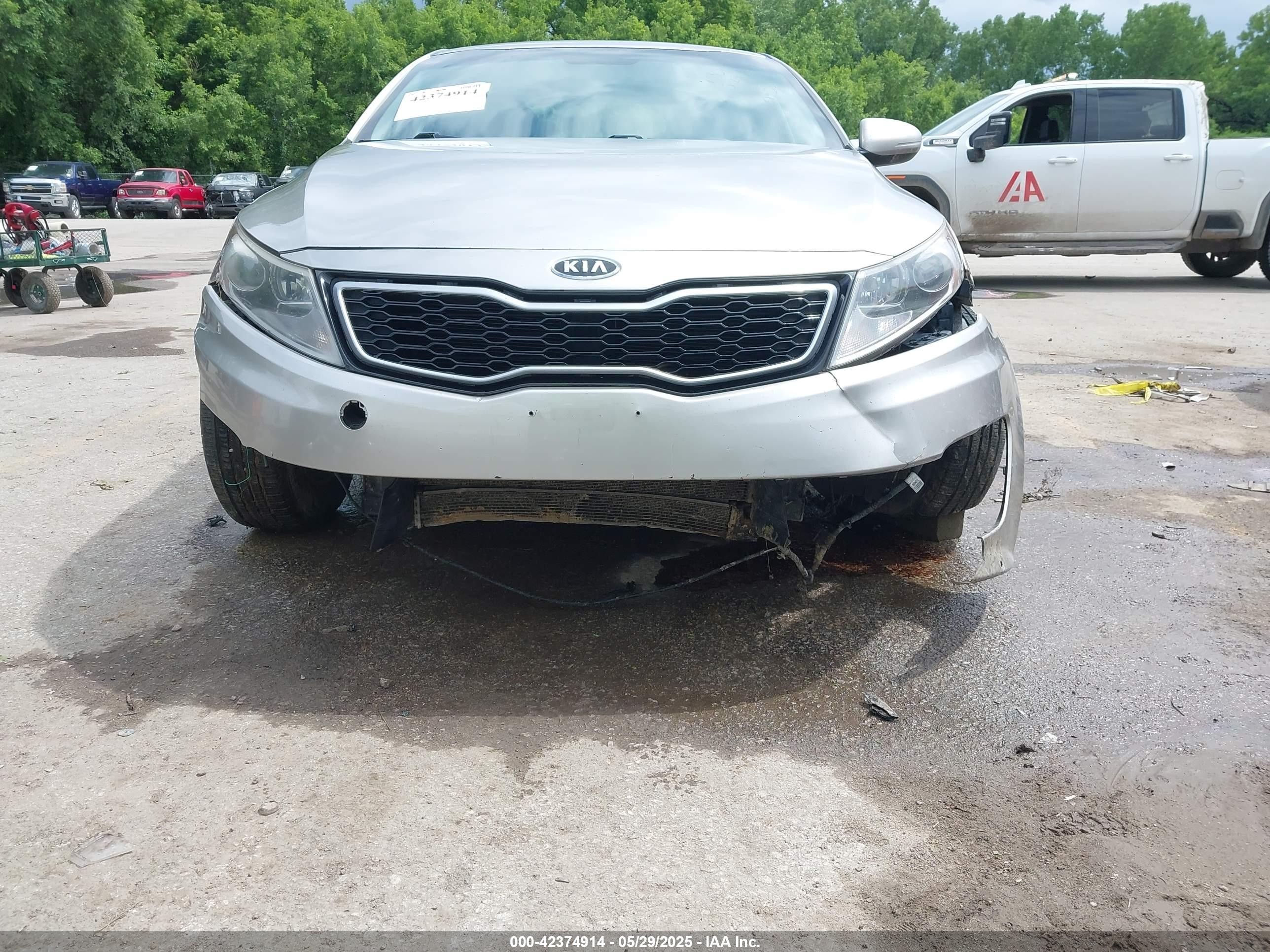 2012 Kia Optima Hybrid Ex Silver vin: KNAGM4AD6C5019653