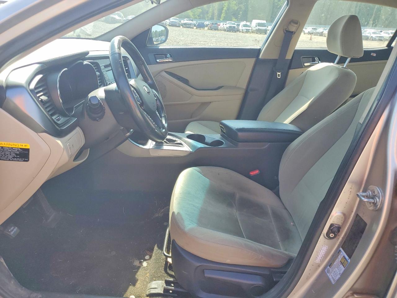 2013 Kia Optima Hybrid Gray vin: KNAGM4AD6D5047390