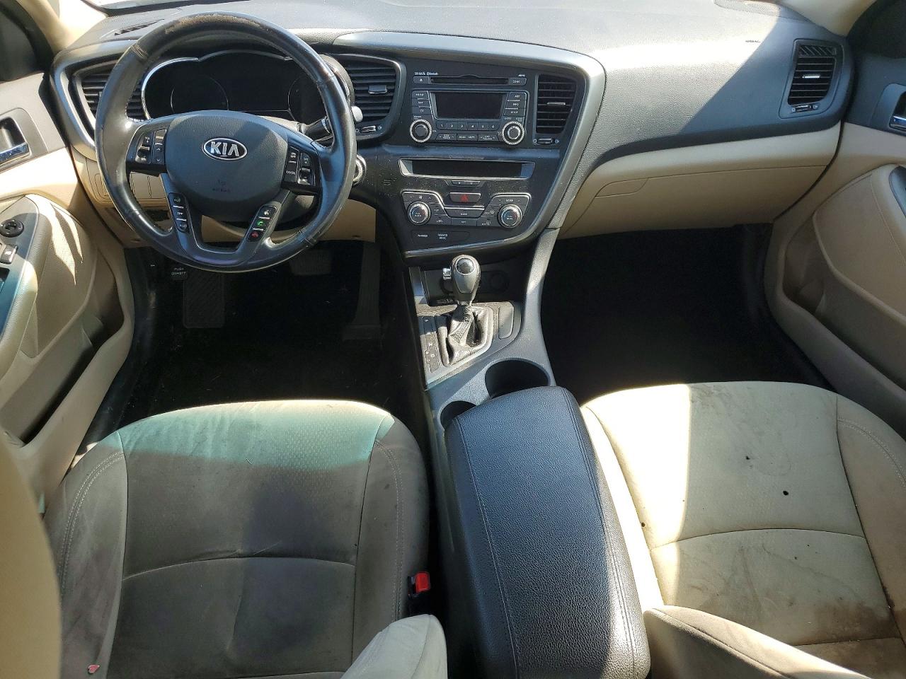 2013 Kia Optima Hybrid Gray vin: KNAGM4AD6D5047390