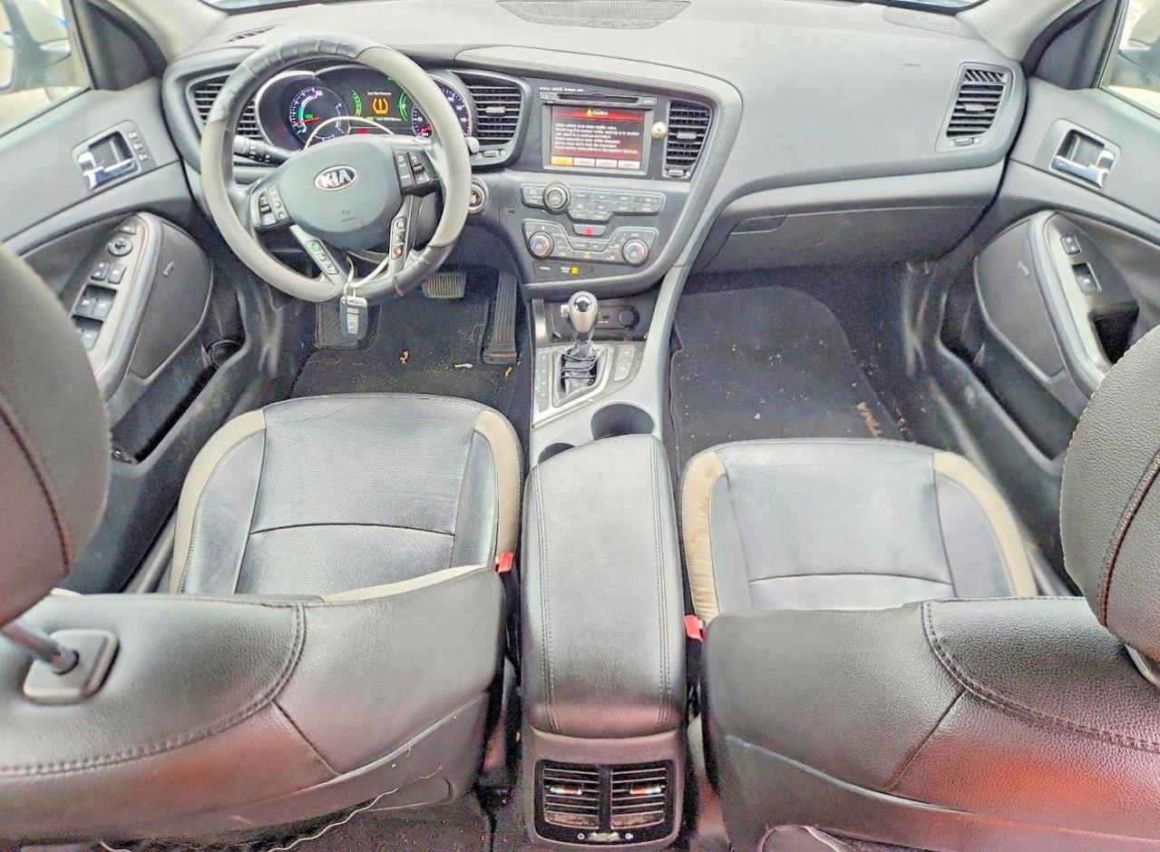 2013 Kia Optima Hybrid Серебряный vin: KNAGM4AD6D5047518