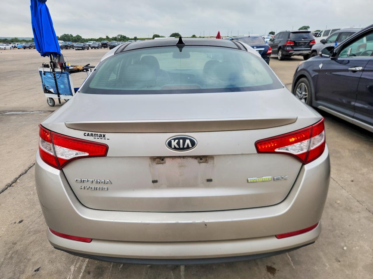 2013 Kia Optima Hybrid Серебряный vin: KNAGM4AD6D5047518