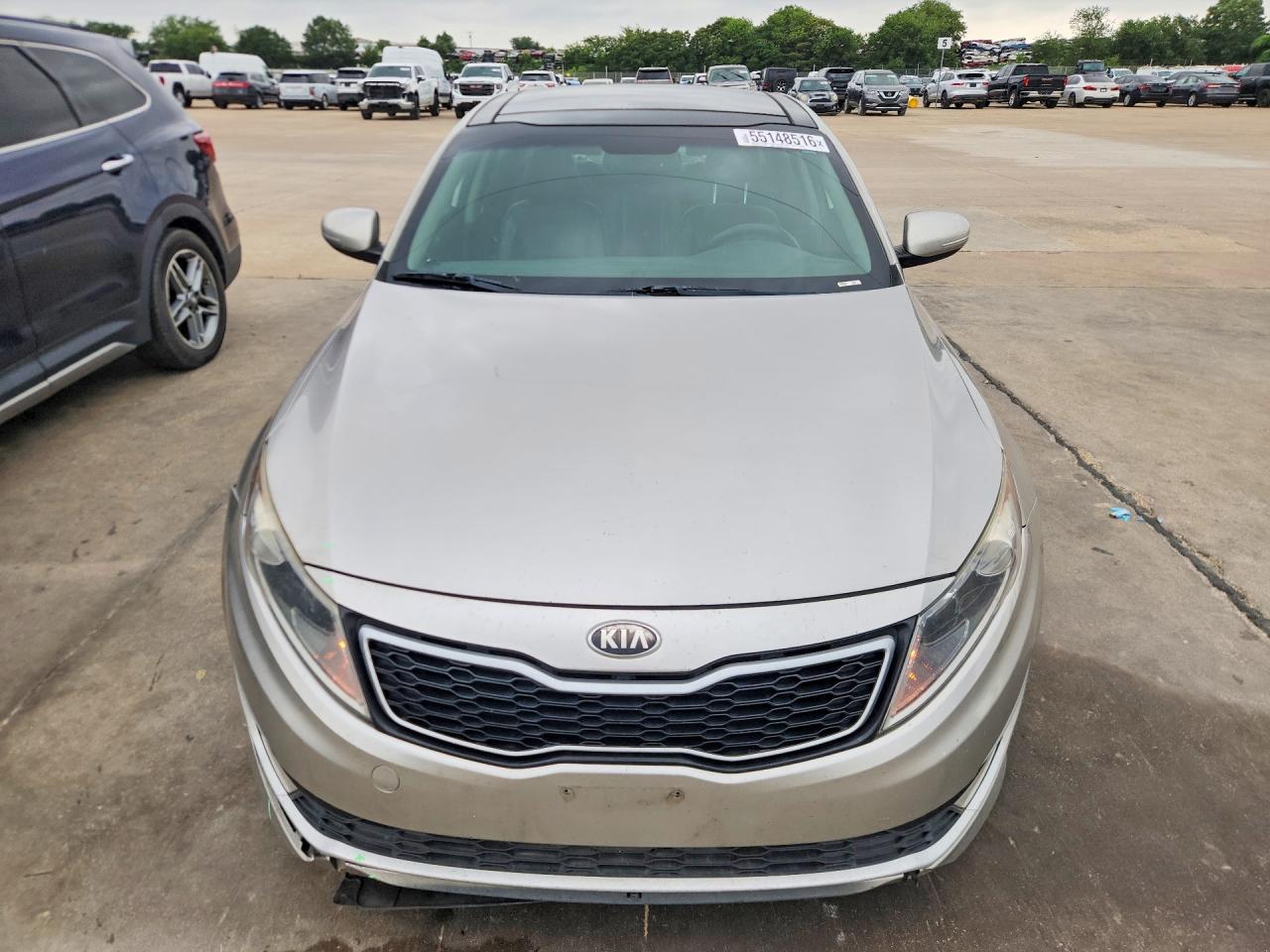2013 Kia Optima Hybrid Серебряный vin: KNAGM4AD6D5047518