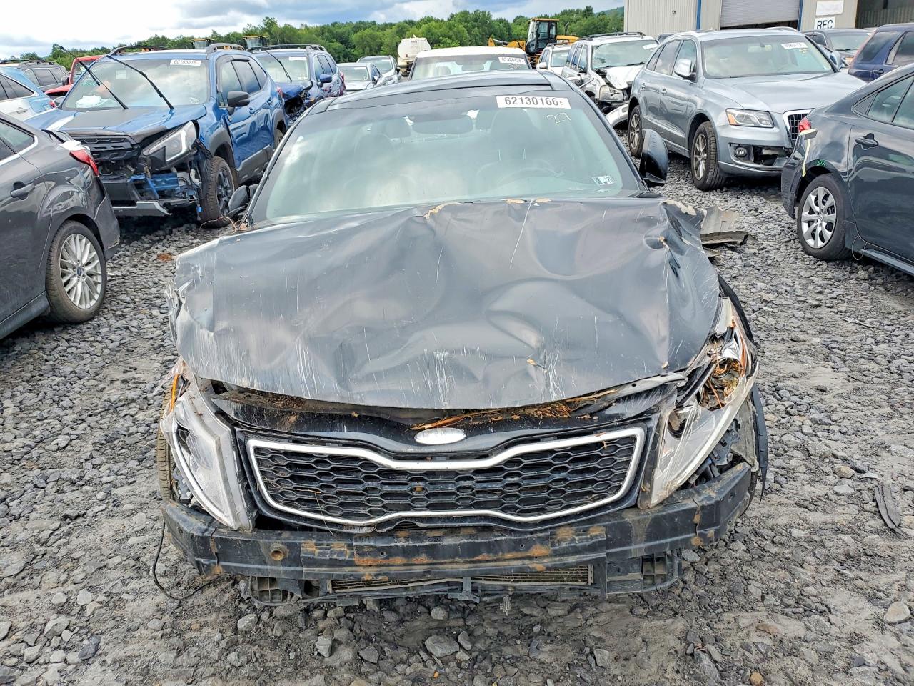 2013 Kia Optima Hybrid Черный vin: KNAGM4AD6D5048846