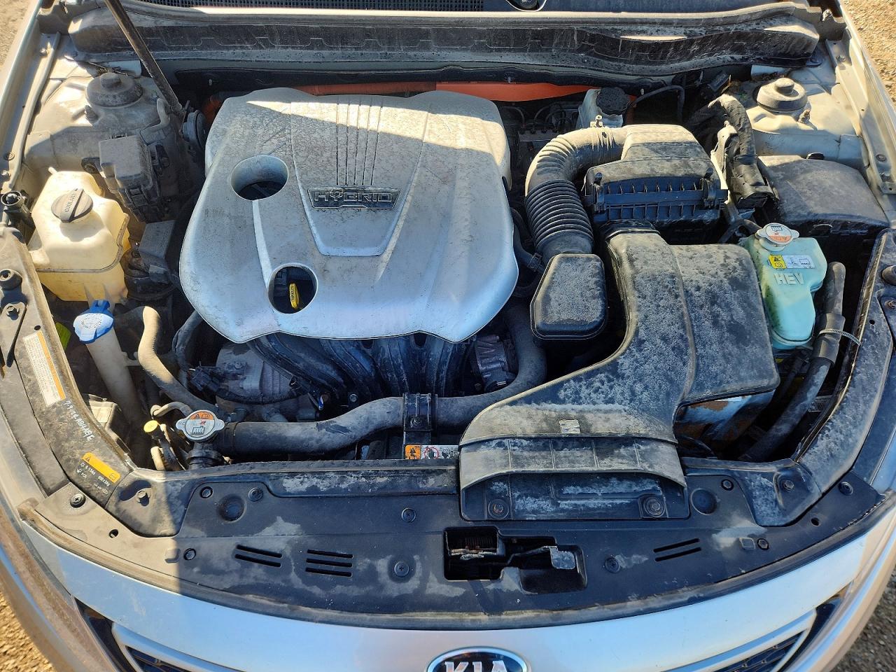 2013 Kia Optima Hybrid Серебряный vin: KNAGM4AD6D5054498