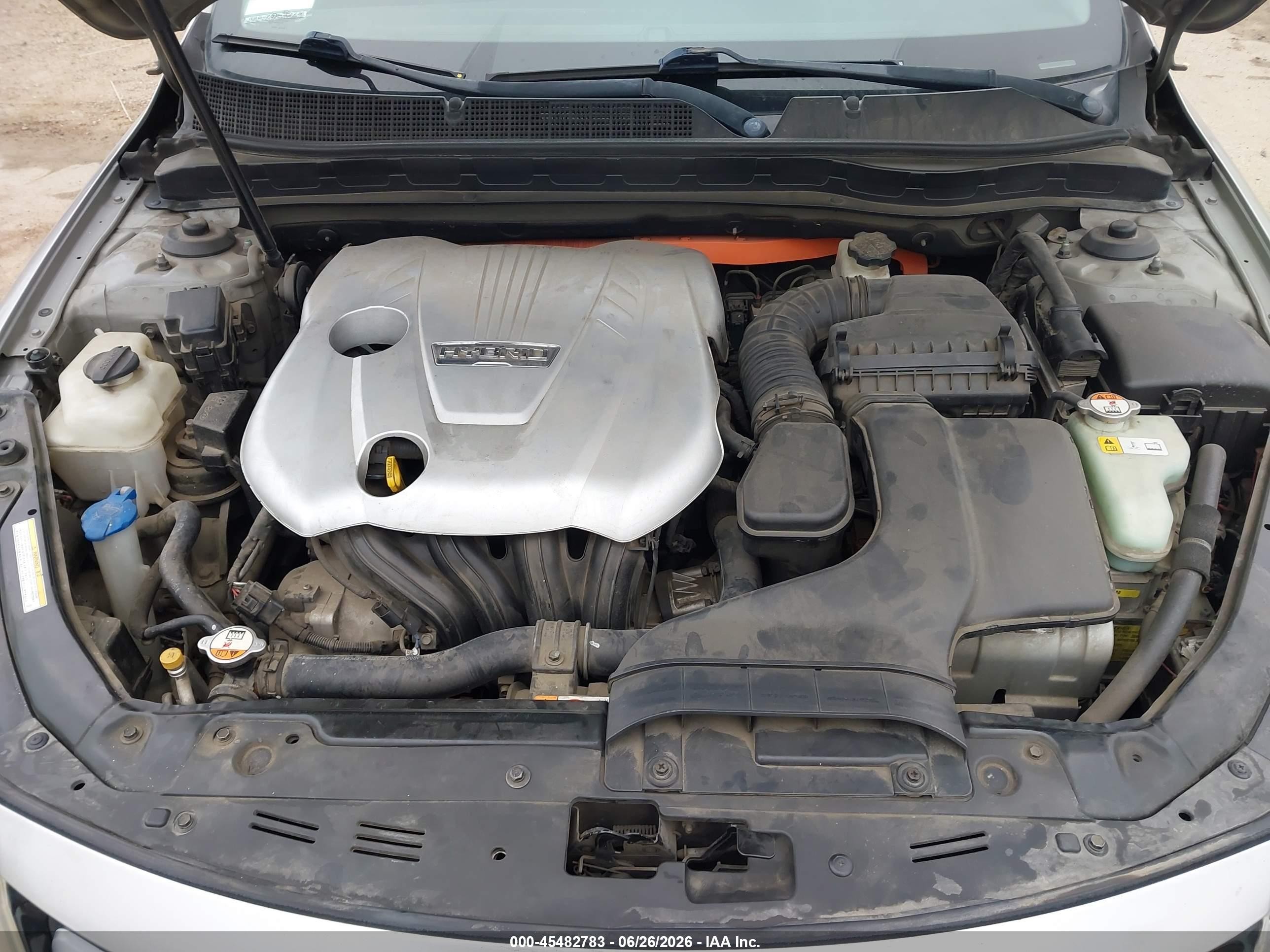 2011 Kia Optima Hybrid Ex Silver vin: KNAGM4AD7B5004965