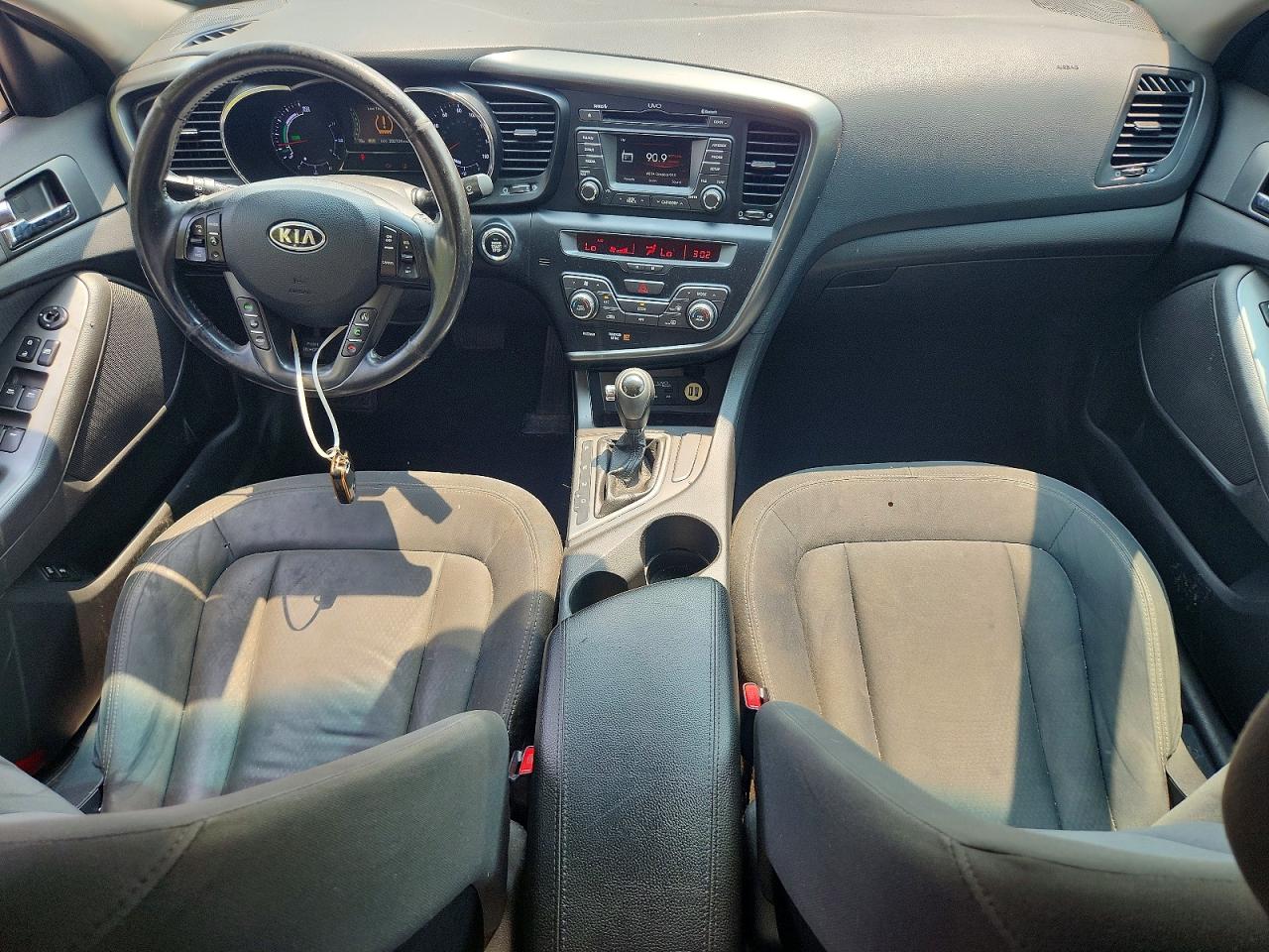 2012 Kia Optima Hybrid White vin: KNAGM4AD7C5018043