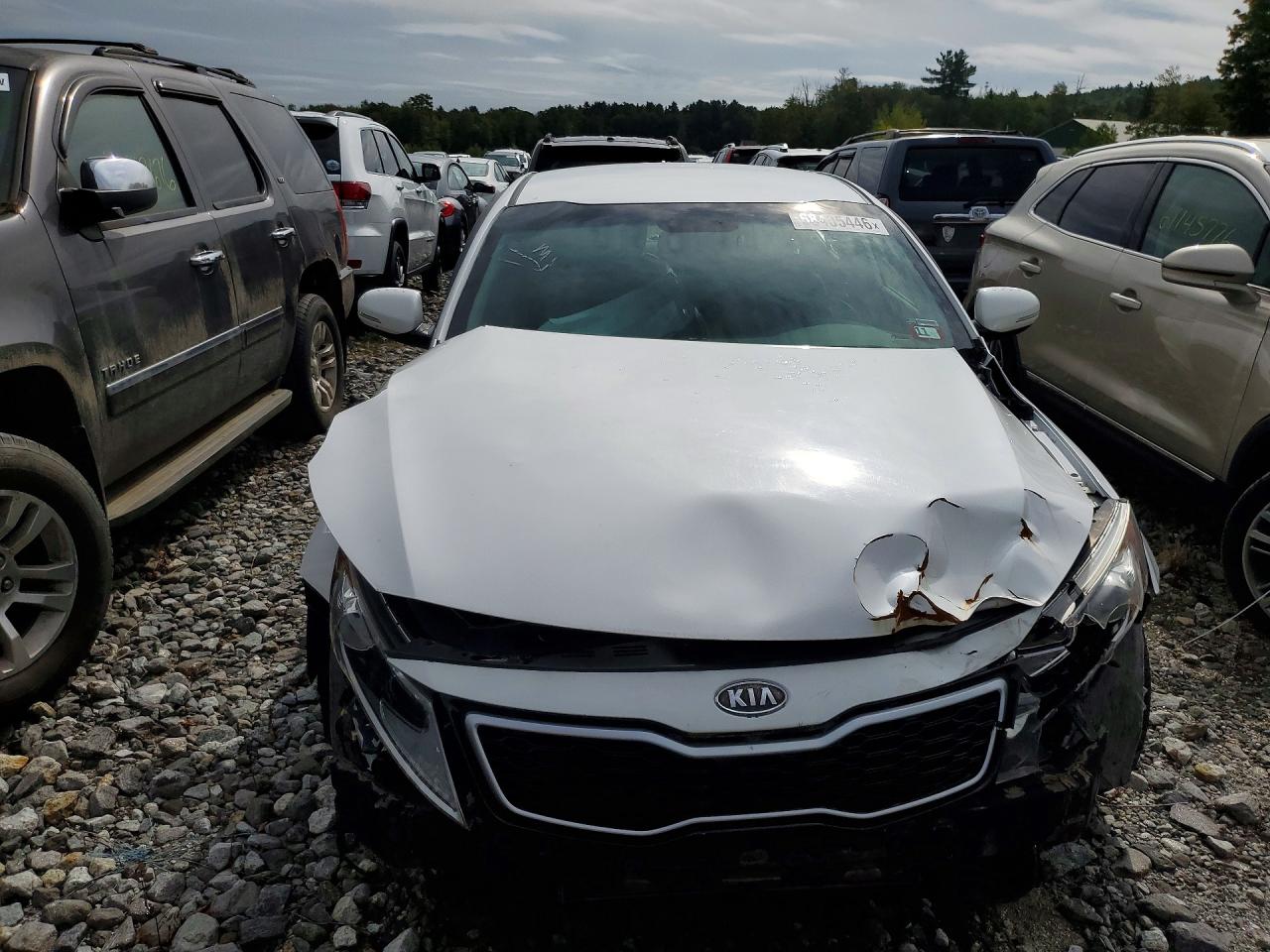 2012 Kia Optima Hybrid Lx Белый vin: KNAGM4AD7C5020195