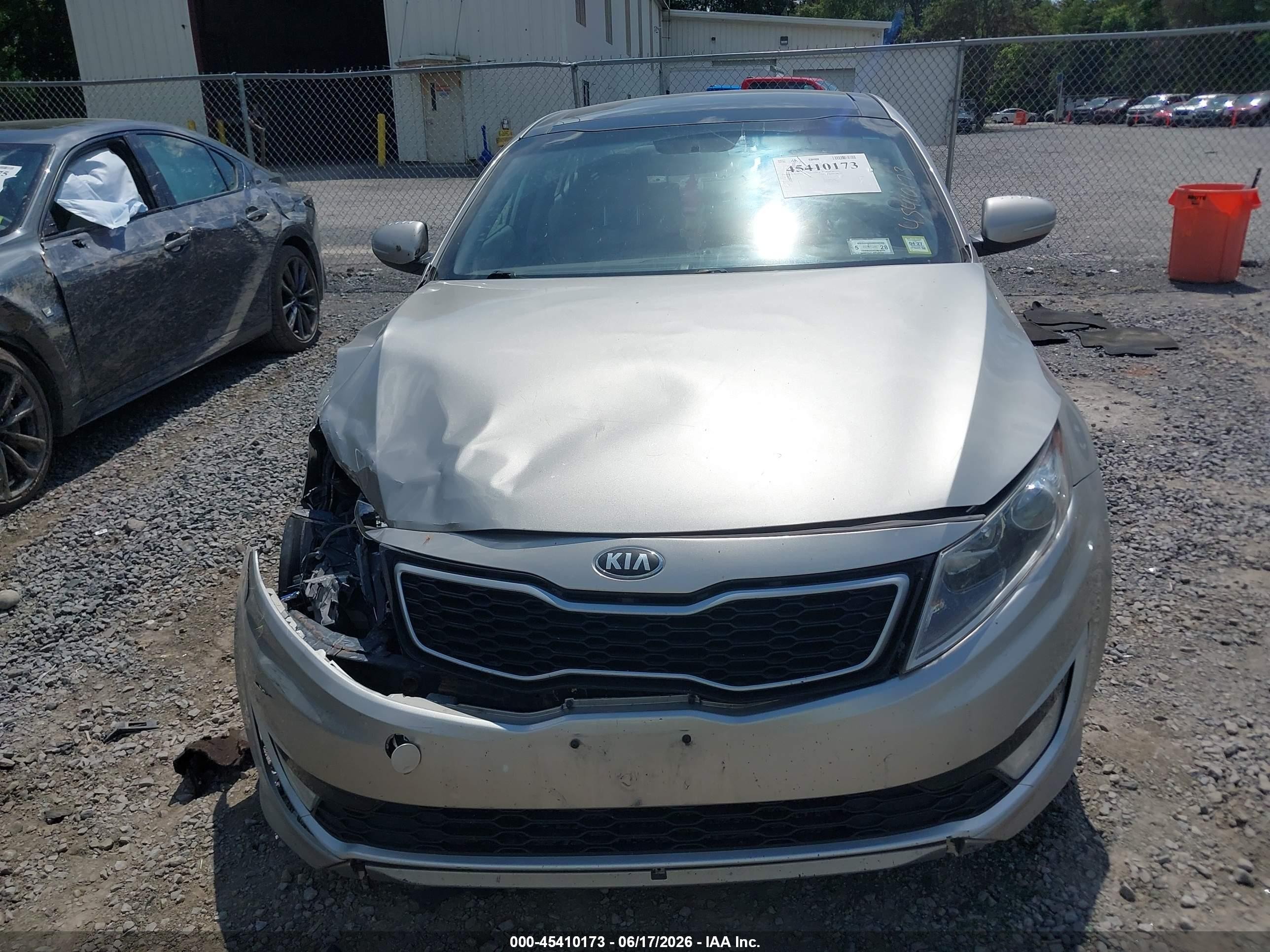 2012 Kia Optima Hybrid Ex Silver vin: KNAGM4AD7C5020908
