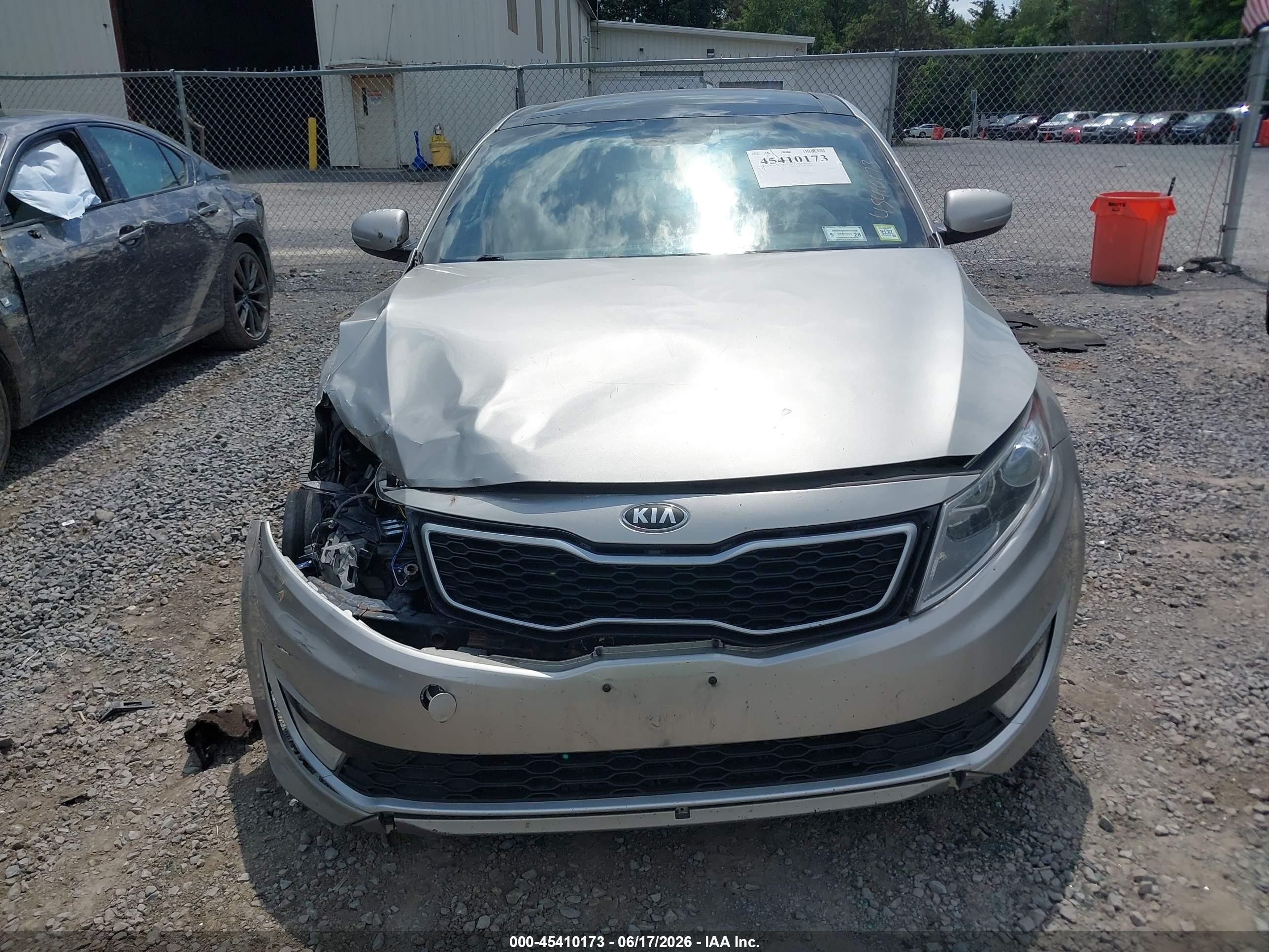 2012 Kia Optima Hybrid Ex Silver vin: KNAGM4AD7C5020908