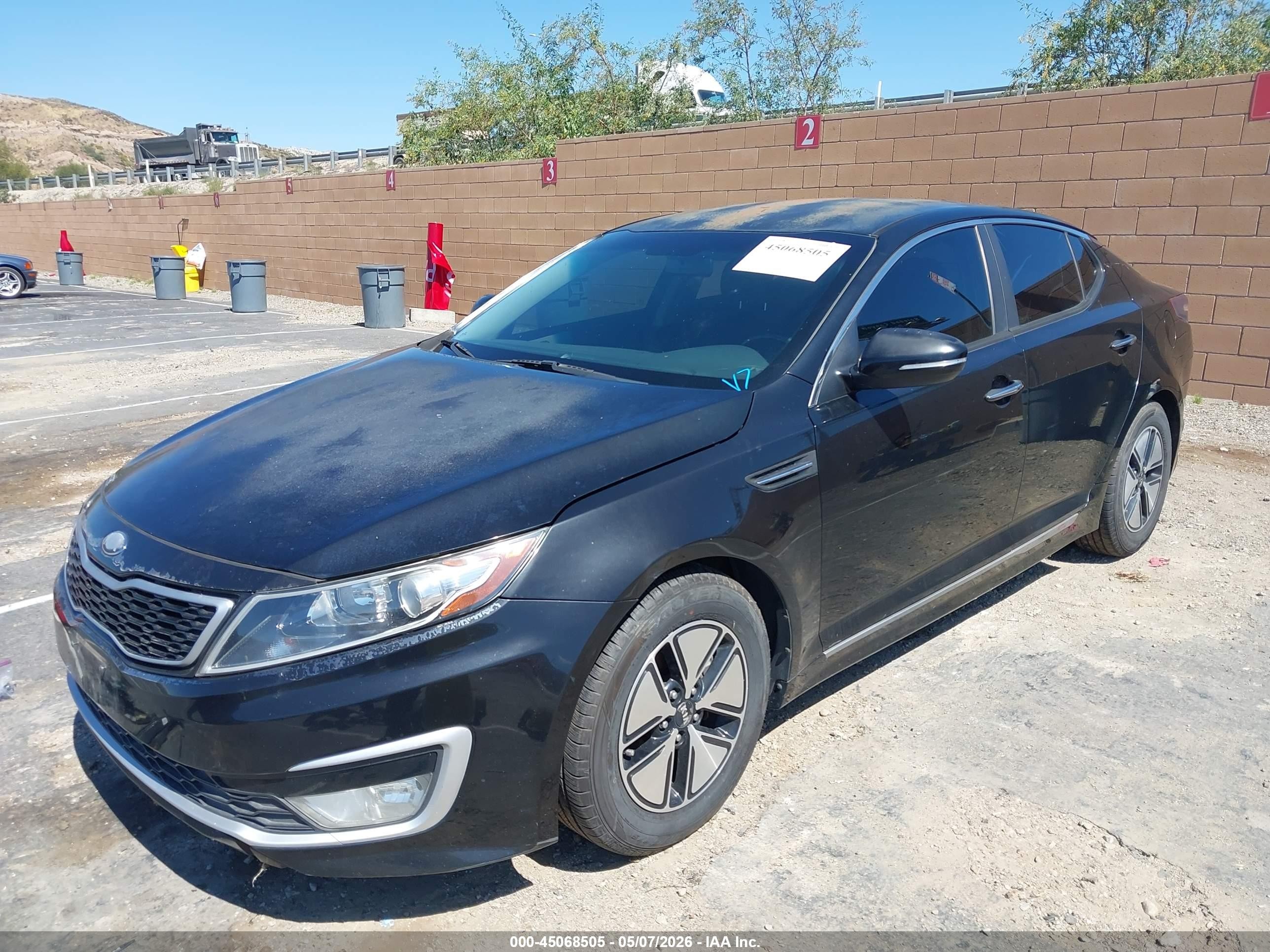 2012 Kia Optima Hybrid Ex Черный vin: KNAGM4AD7C5021945