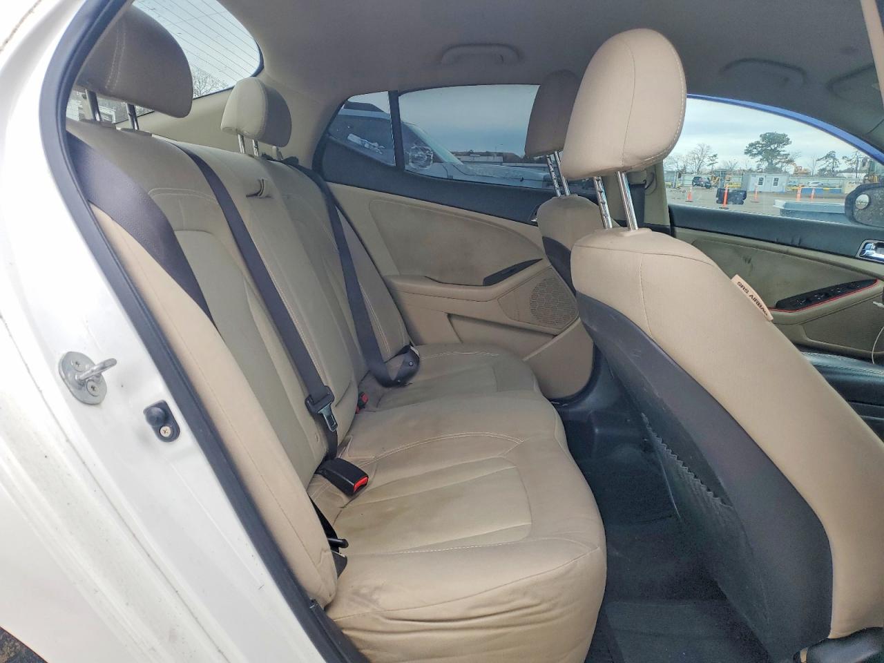 2012 Kia Optima Hybrid Lx White vin: KNAGM4AD7C5027552