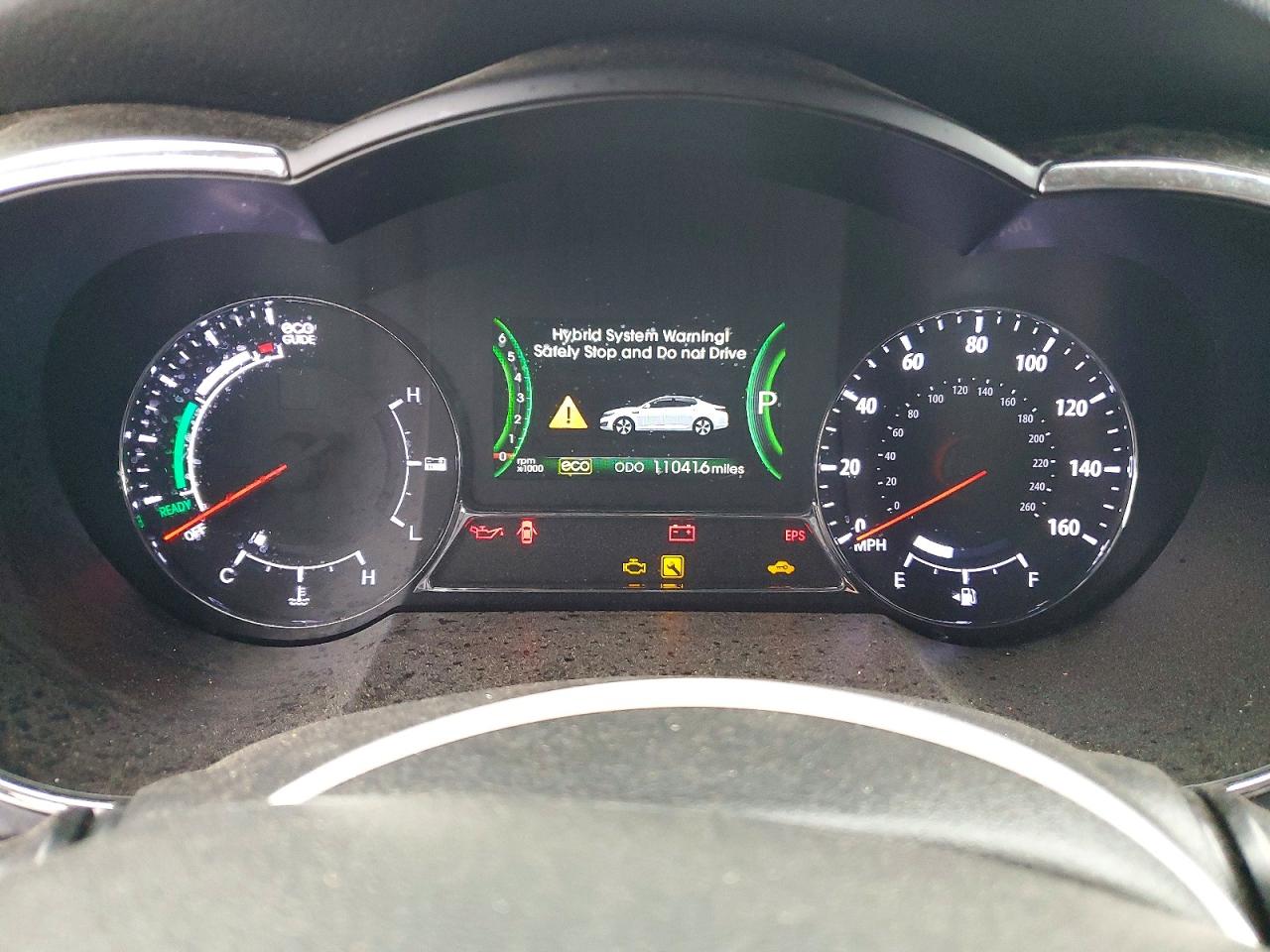2012 Kia Optima Hybrid White vin: KNAGM4AD7C5034114