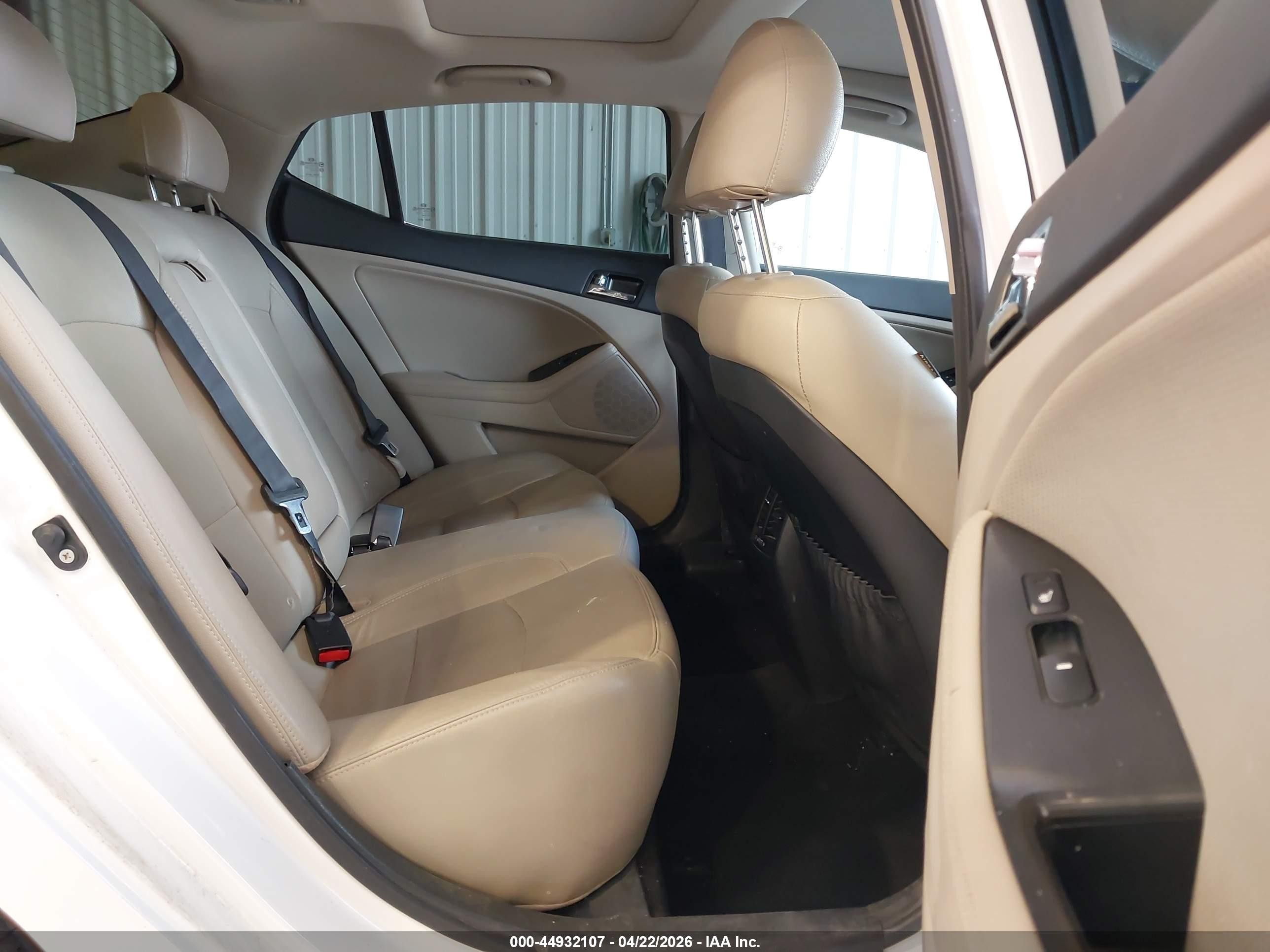 2013 Kia Optima Hybrid Ex Белый vin: KNAGM4AD7D5042313