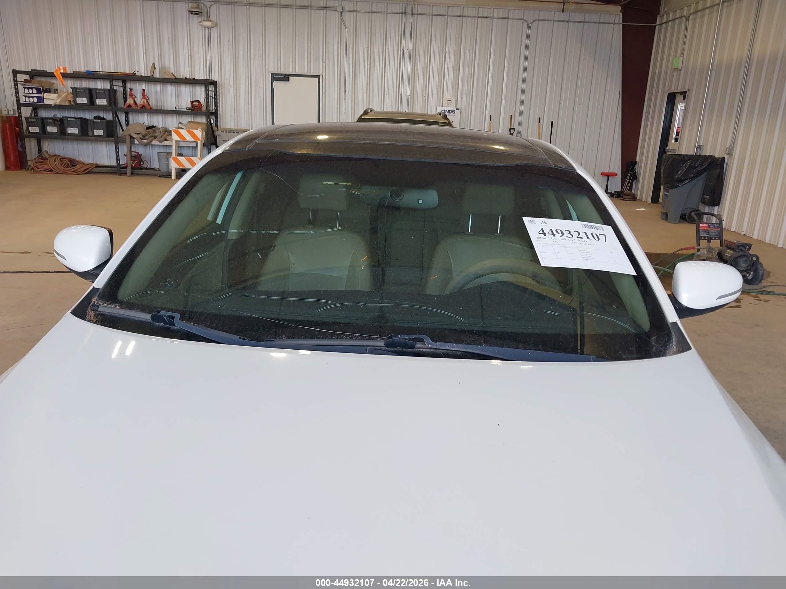 2013 Kia Optima Hybrid Ex Белый vin: KNAGM4AD7D5042313