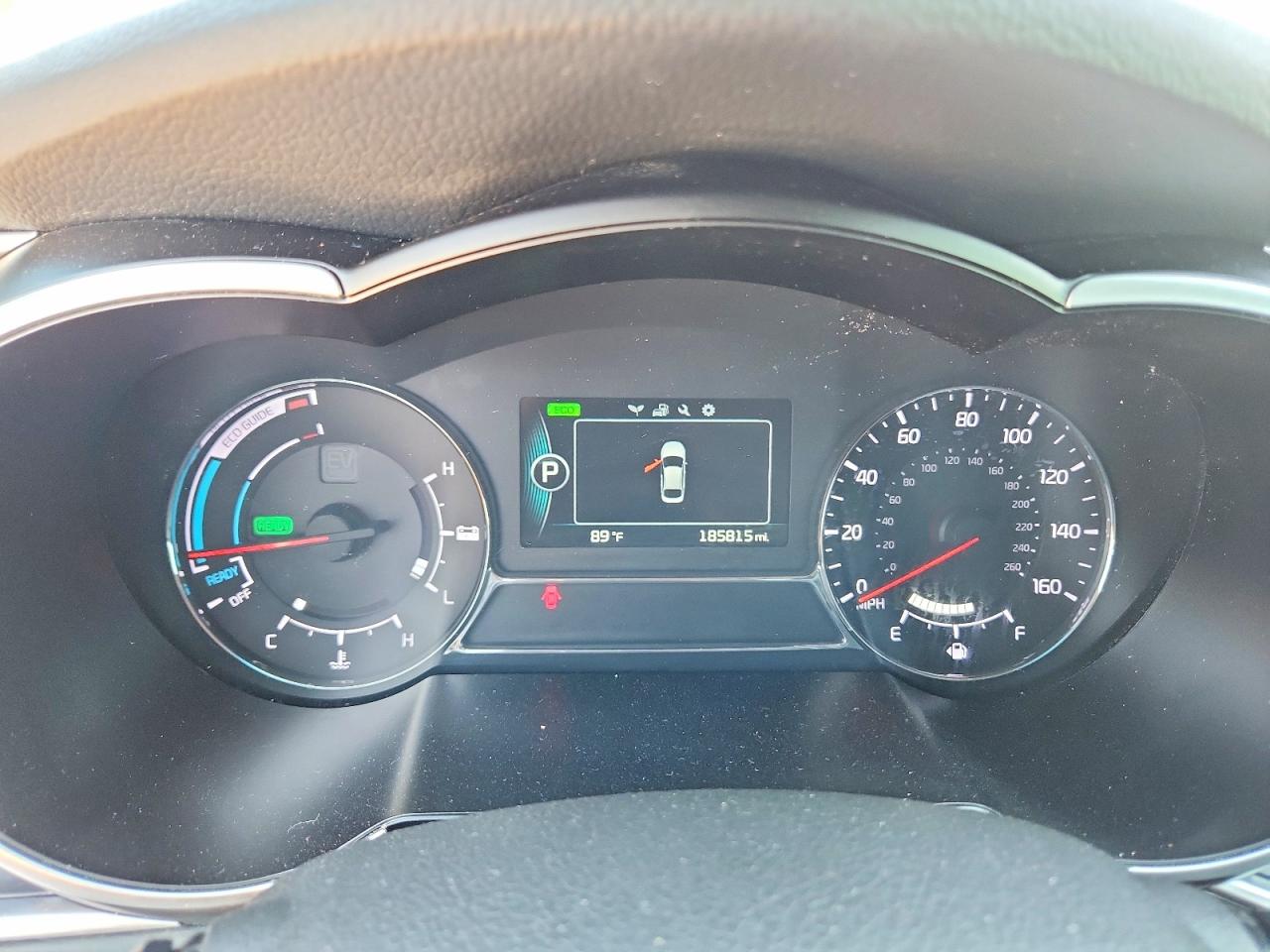 2014 Kia Optima Hybrid Gray vin: KNAGM4AD7E5075409