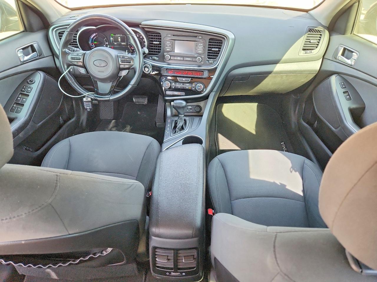 2014 Kia Optima Hybrid Gray vin: KNAGM4AD7E5075409