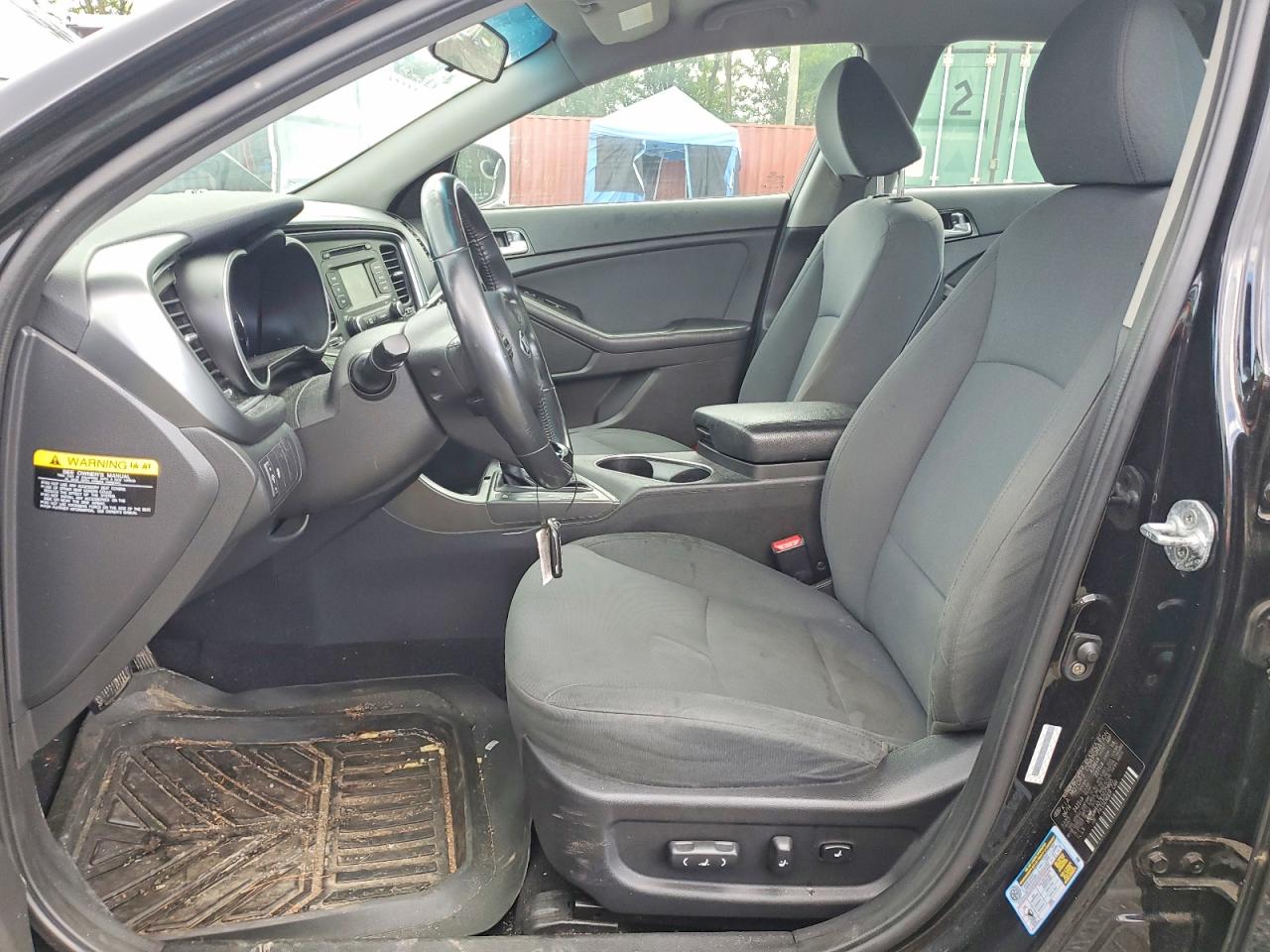 2014 Kia Optima Hybrid Black vin: KNAGM4AD7E5075605